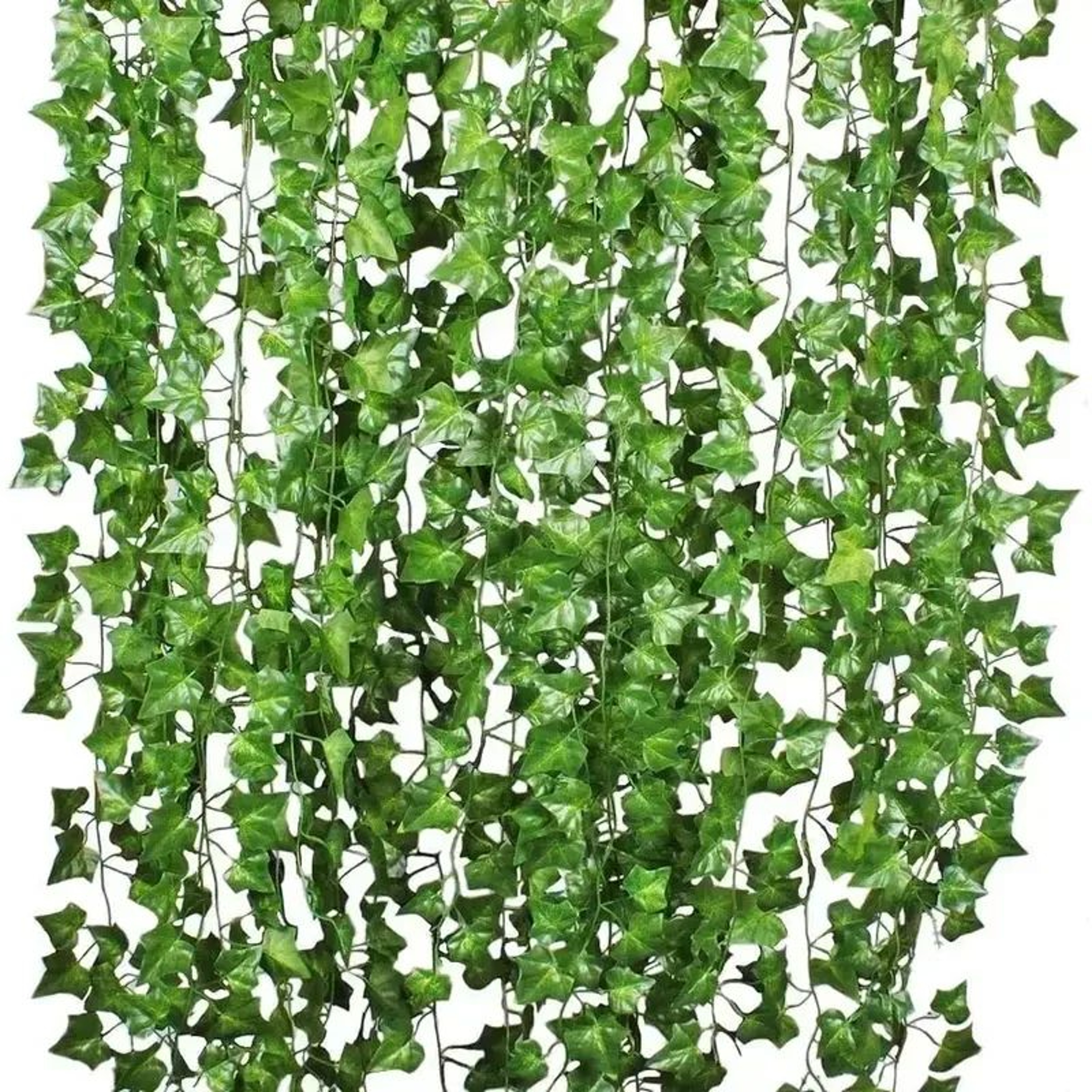 30pcs Artificial Ivy Leaf Hanging Vines  Faux Greenery Garland For Home Wedding  Wall Decor 0