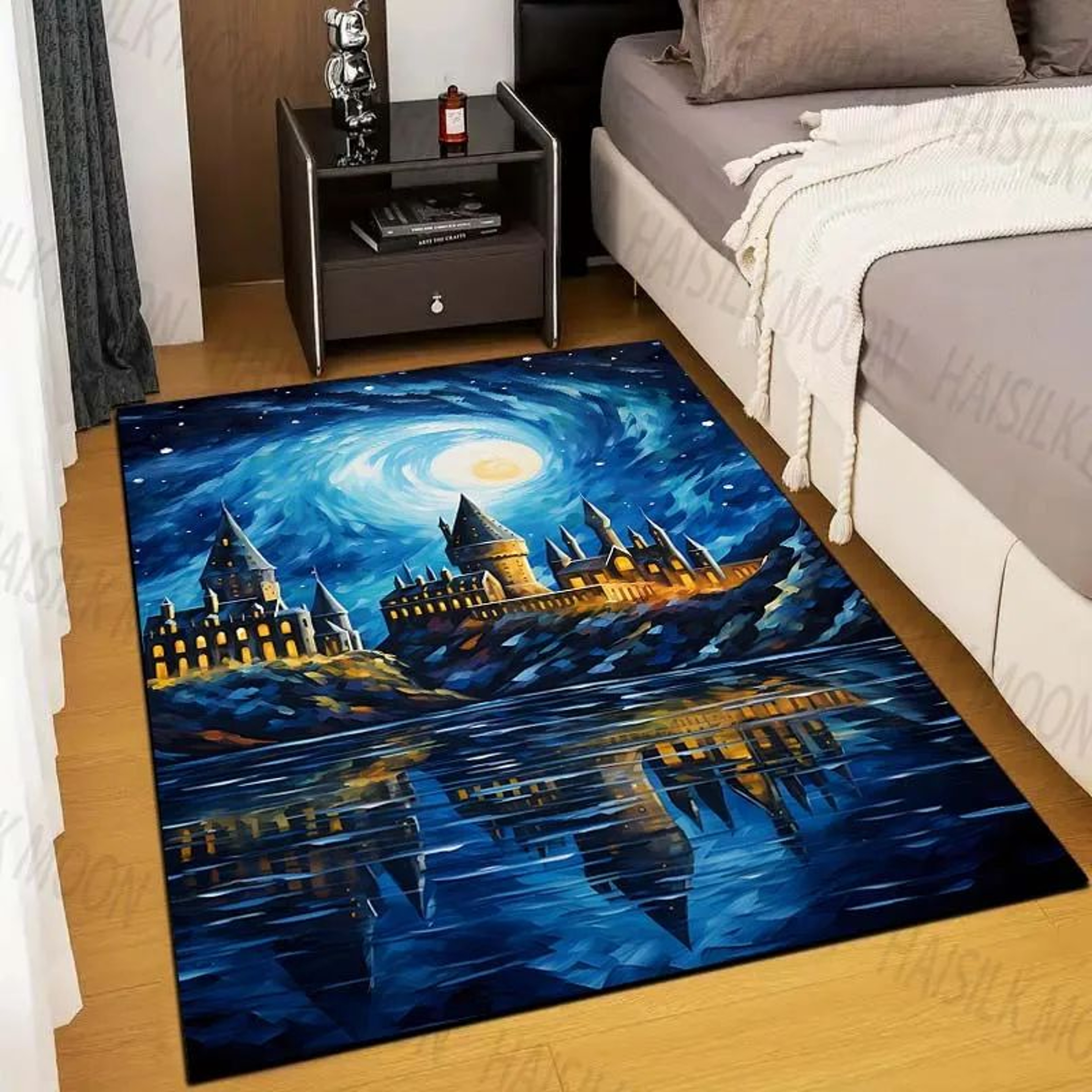 Magic Castle Fantasy Rug  NonSlip Soft Carpet For Kids Bedroom  Living Room Decor 16