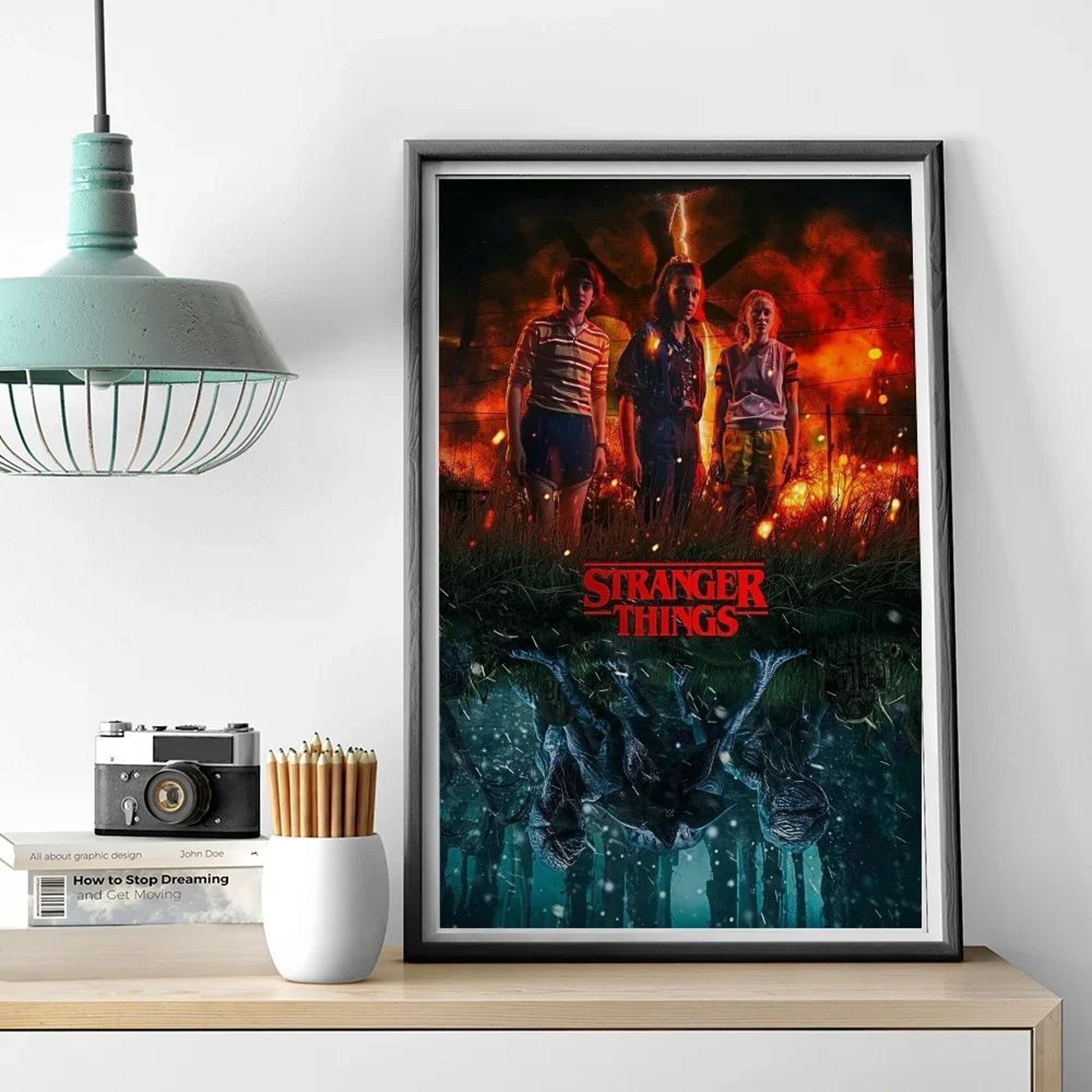Stranger TThings Canvas Poster Art  Modern TV Series Wall Decor For Home  Cafe 8