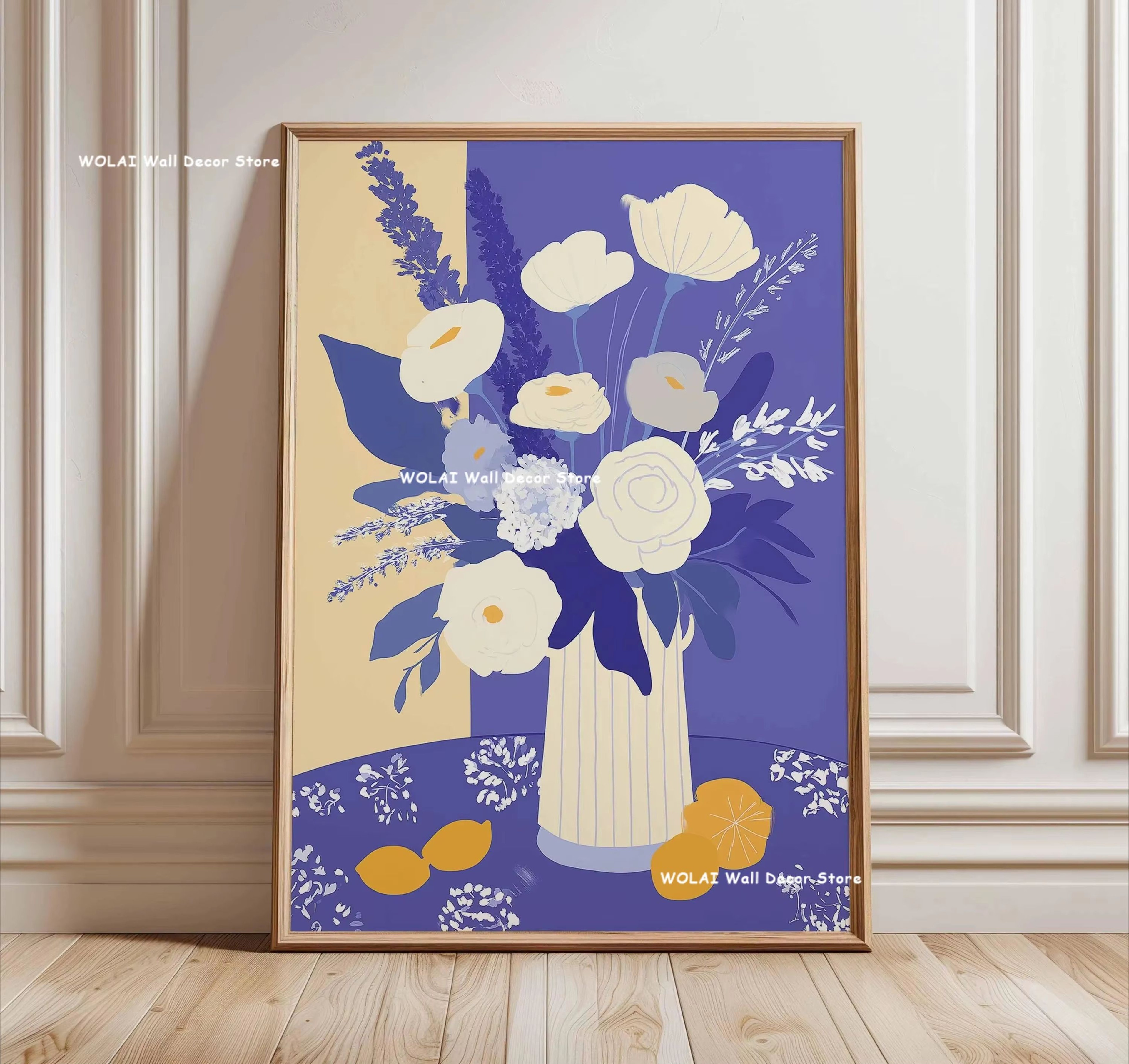 Japanese Zen Forest  Koi Canvas Wall Art  Retro Sun Wave Abstract Poster For Peaceful Home Decor 18