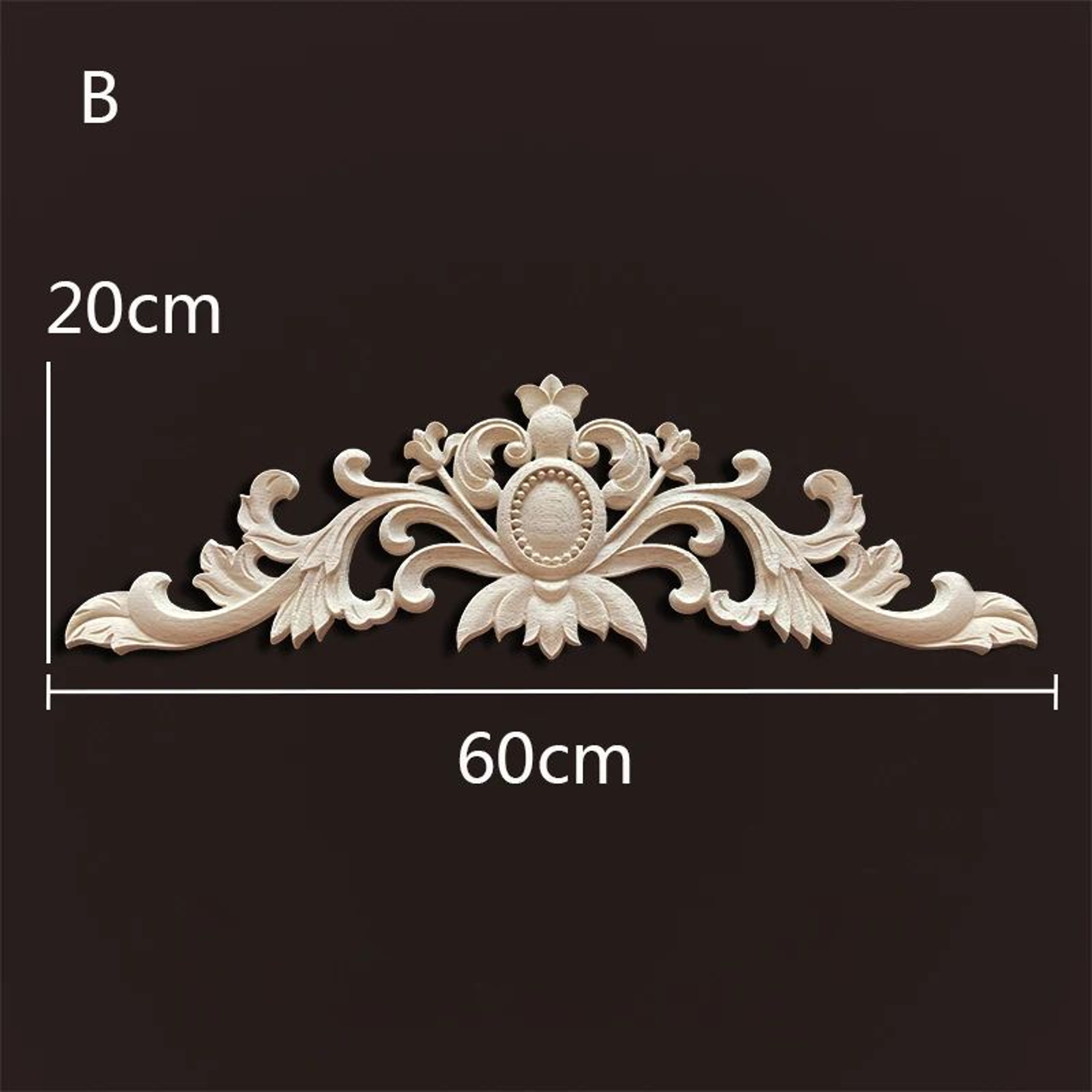 Antique Wood Carved Appliques Onlays  Decorative Moulding Wall  Furniture Accents 9