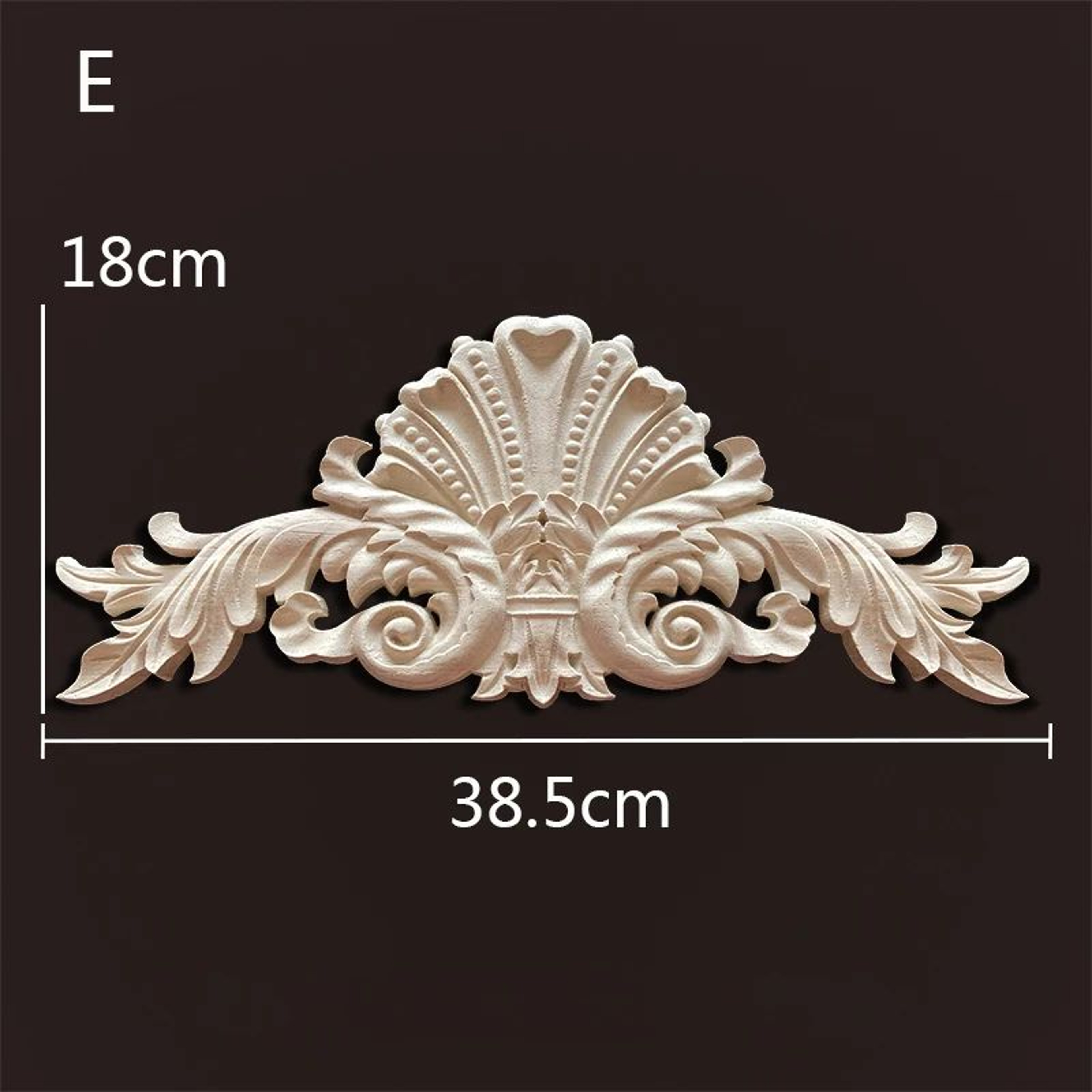 Antique Wood Carved Appliques Onlays  Decorative Moulding Wall  Furniture Accents 17