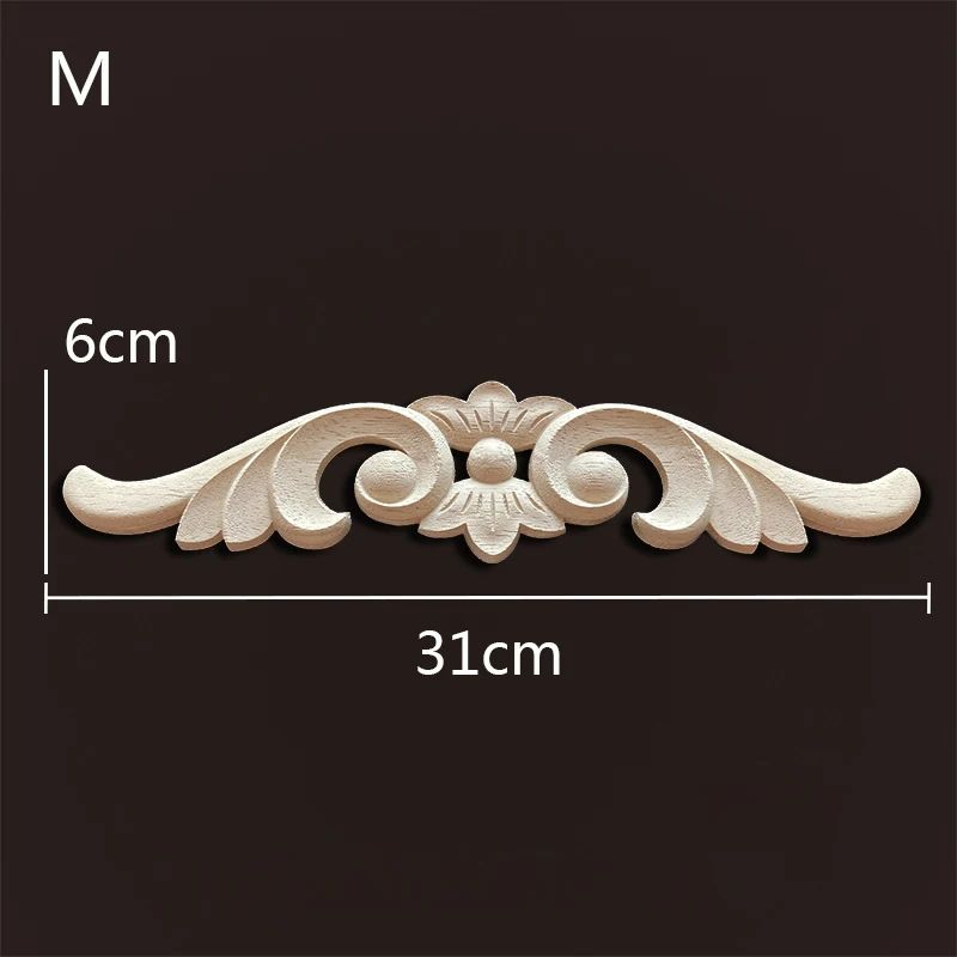 Antique Wood Carved Appliques Onlays  Decorative Moulding Wall  Furniture Accents 28