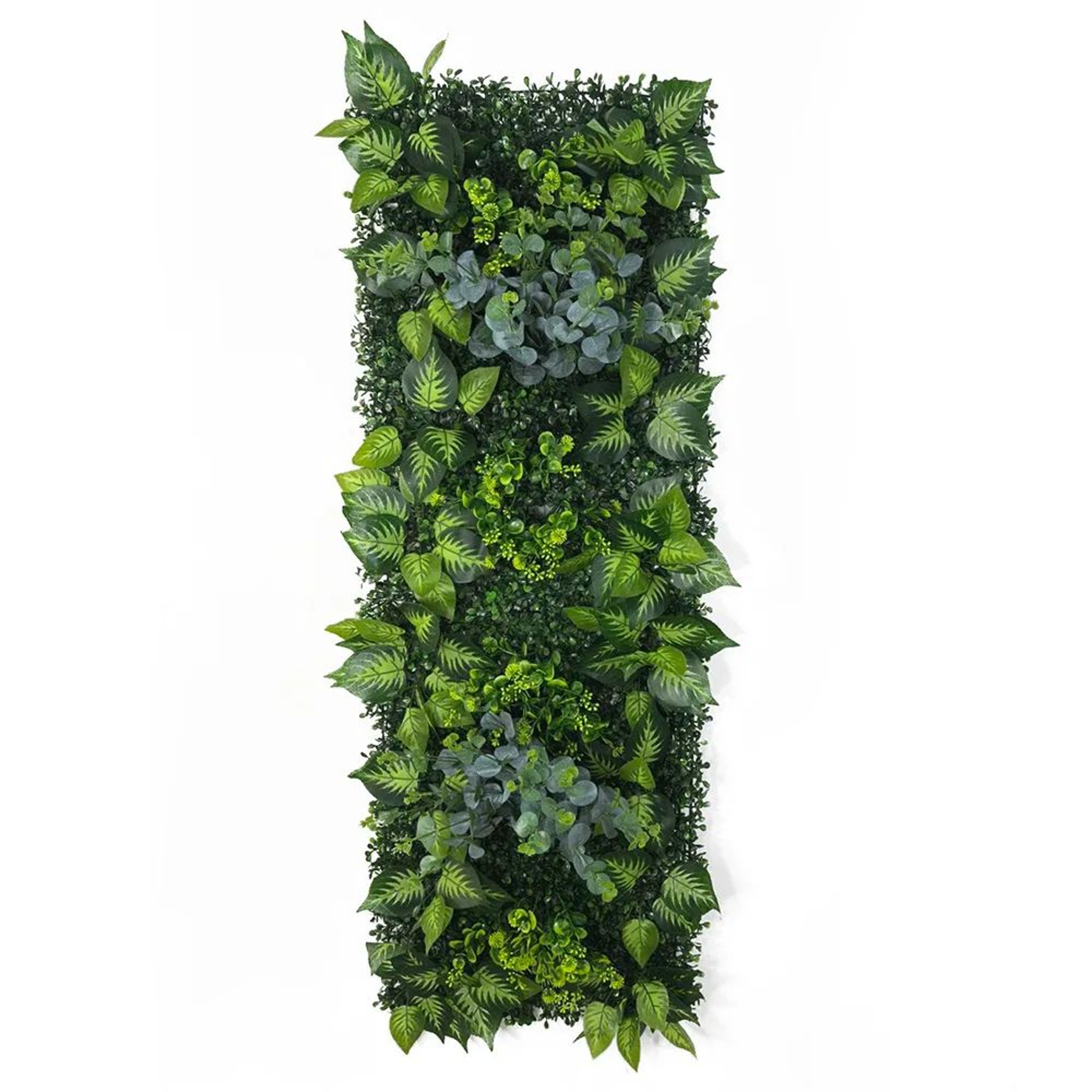 Artificial Rose Grass Wall Panel  16x47in Floral Lawn Decor With Straw Mat Backing 29
