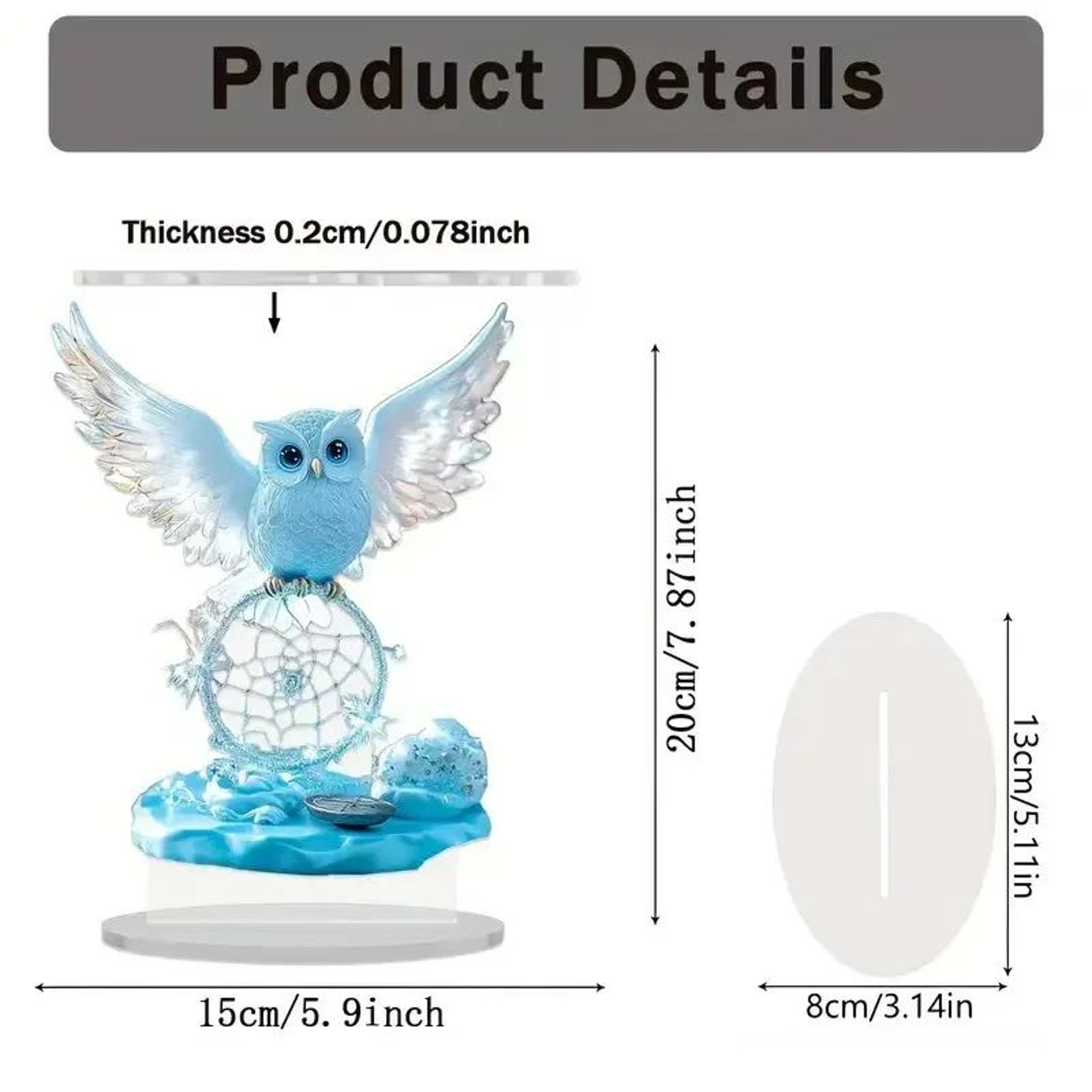 Eid Acrylic Mosque Table Decor  Ramadan Islamic Window  Home Display Ornament 8