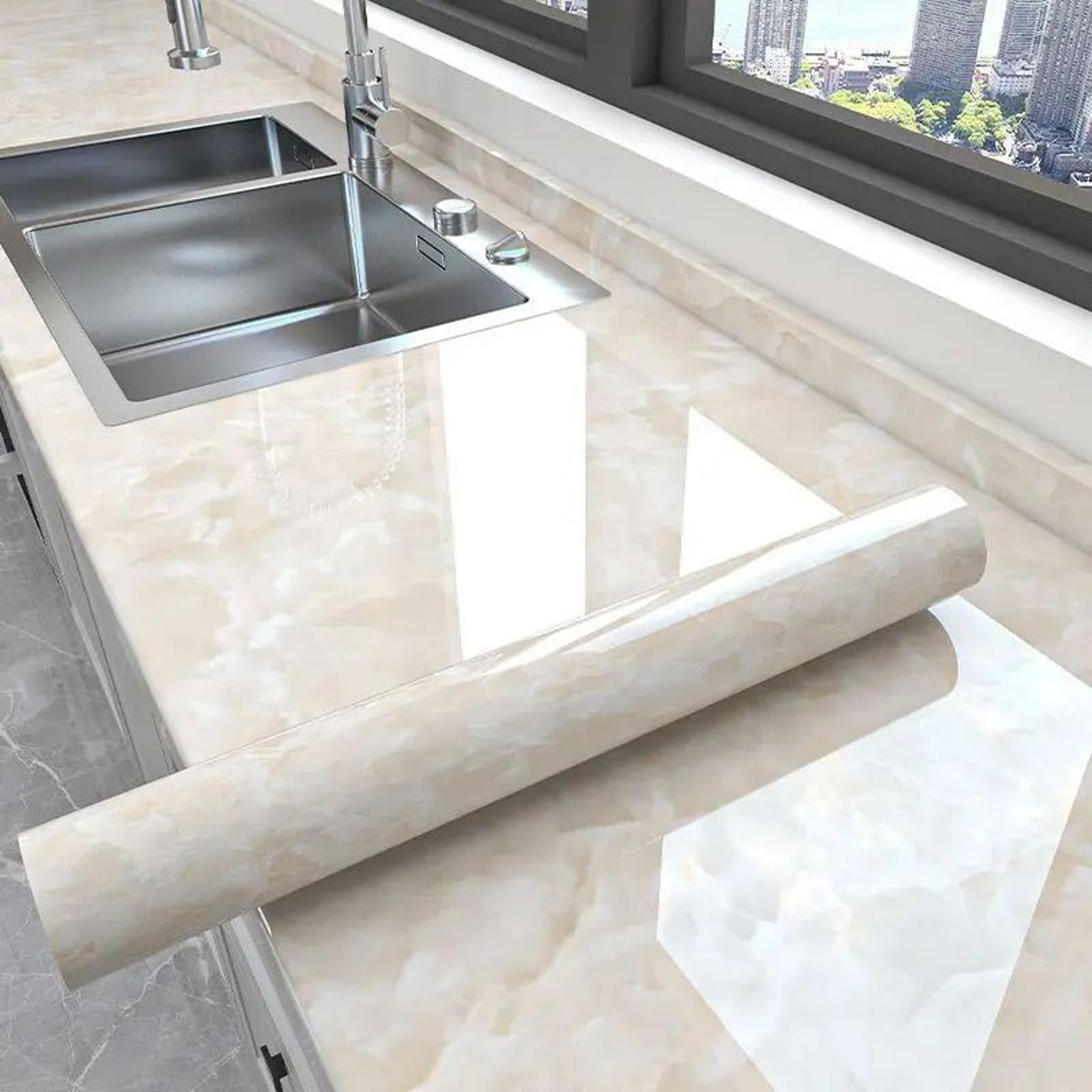 315 In Kitchen OilProof Wall Sticker  Heat Resistant Waterproof SelfAdhesive Backsplash Decor 7