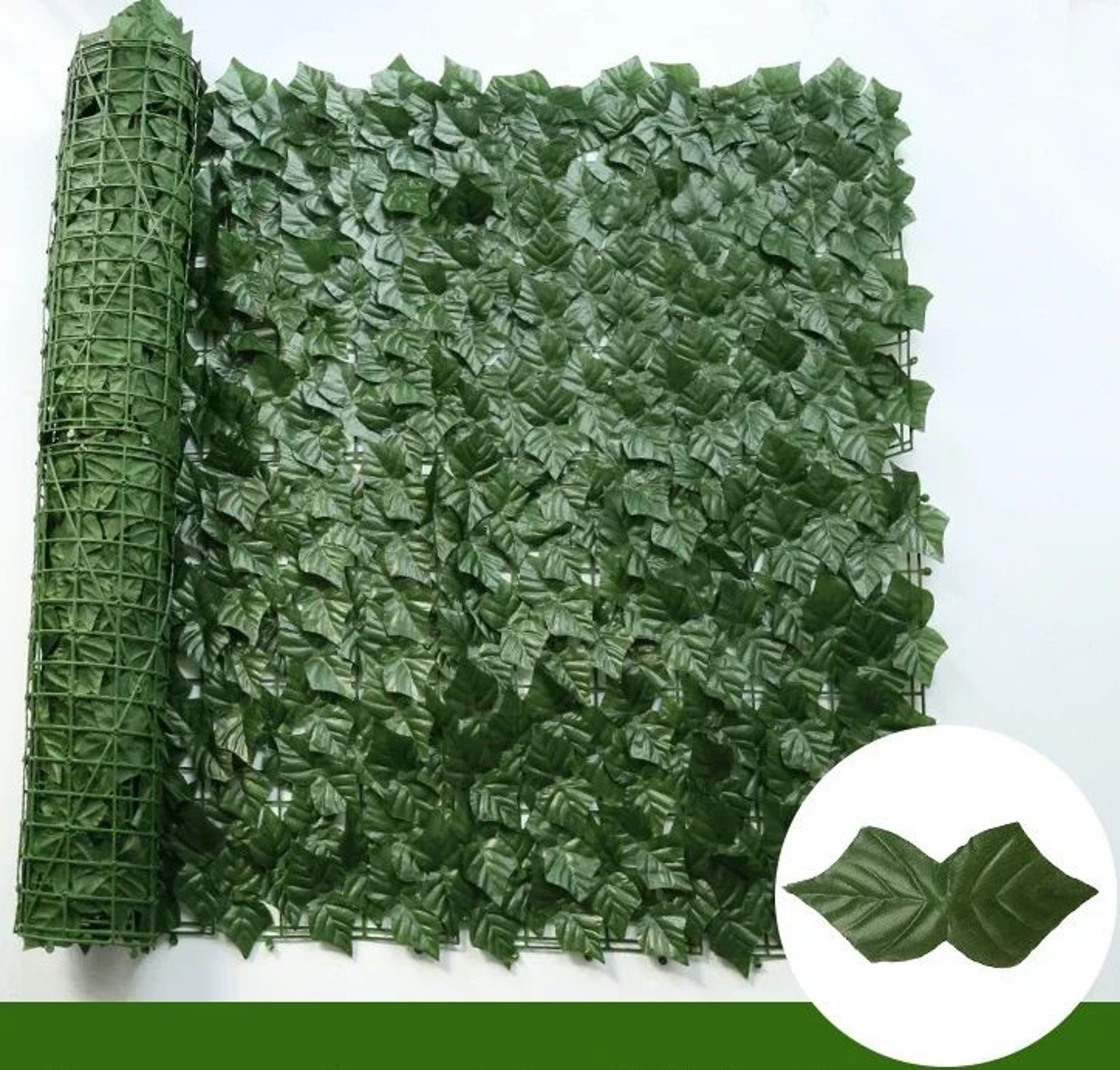 Artificial Ivy Privacy Fence Panel  Green Leaf Hedge For Garden  Balcony Decor 7