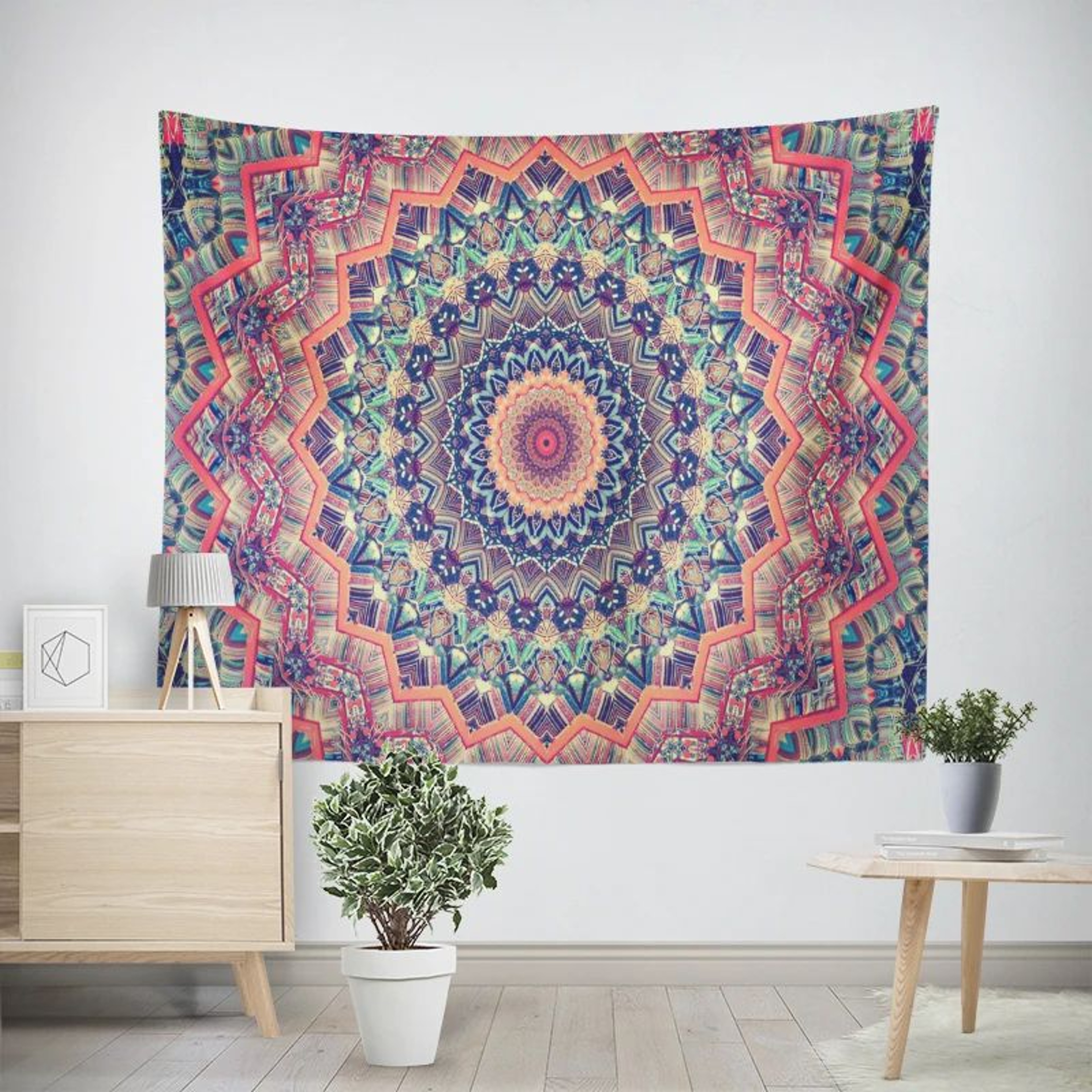 Bohemian Mandala Wall Tapestry  Hippie Psychedelic Fabric Decor For Bedroom  Living Space 15