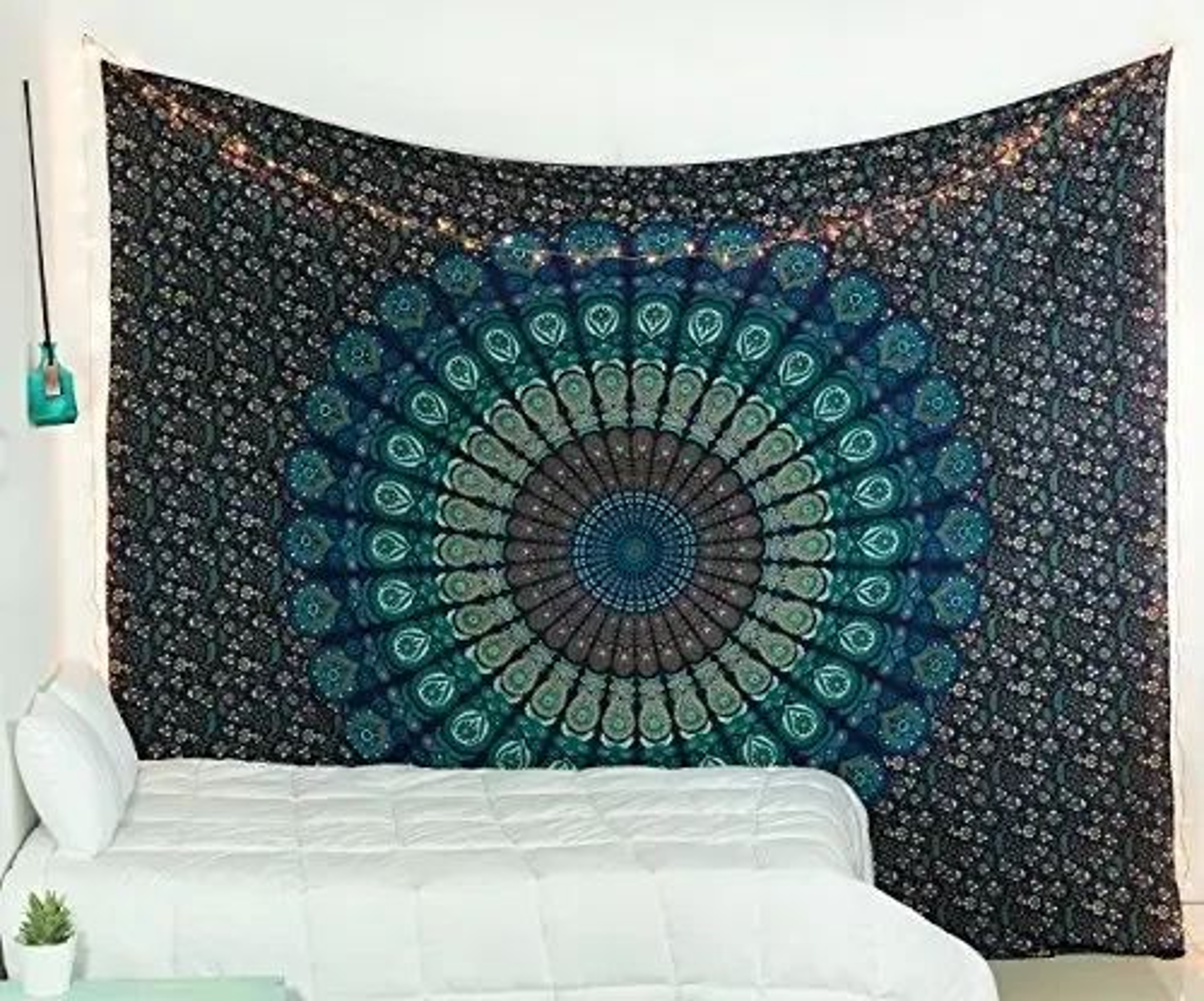 Bohemian Mandala Wall Tapestry  Hippie Psychedelic Fabric Decor For Bedroom  Living Space 10