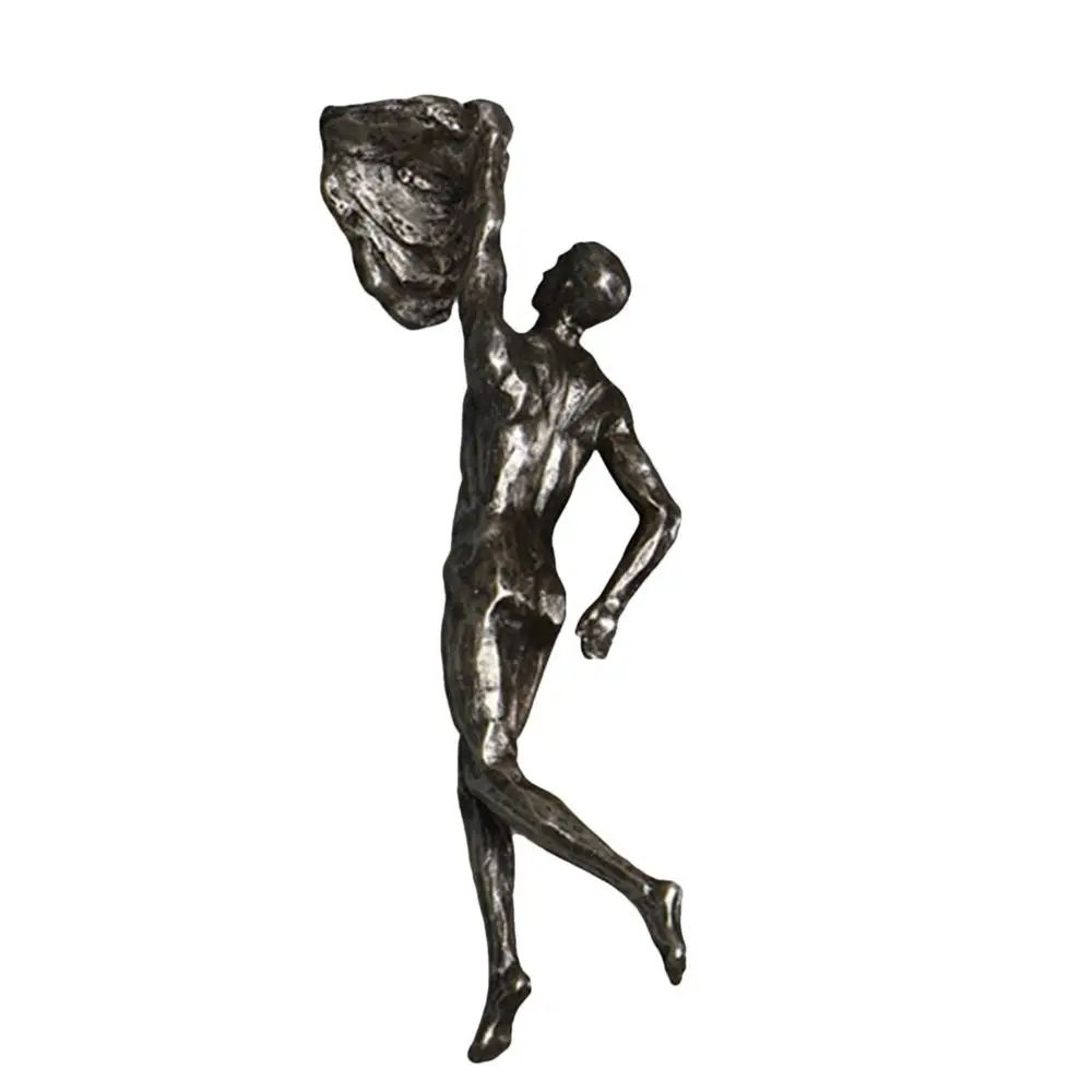 Rock Climbing Man Resin Wall Sculpture  3D Adventure Wall Art Decor 11