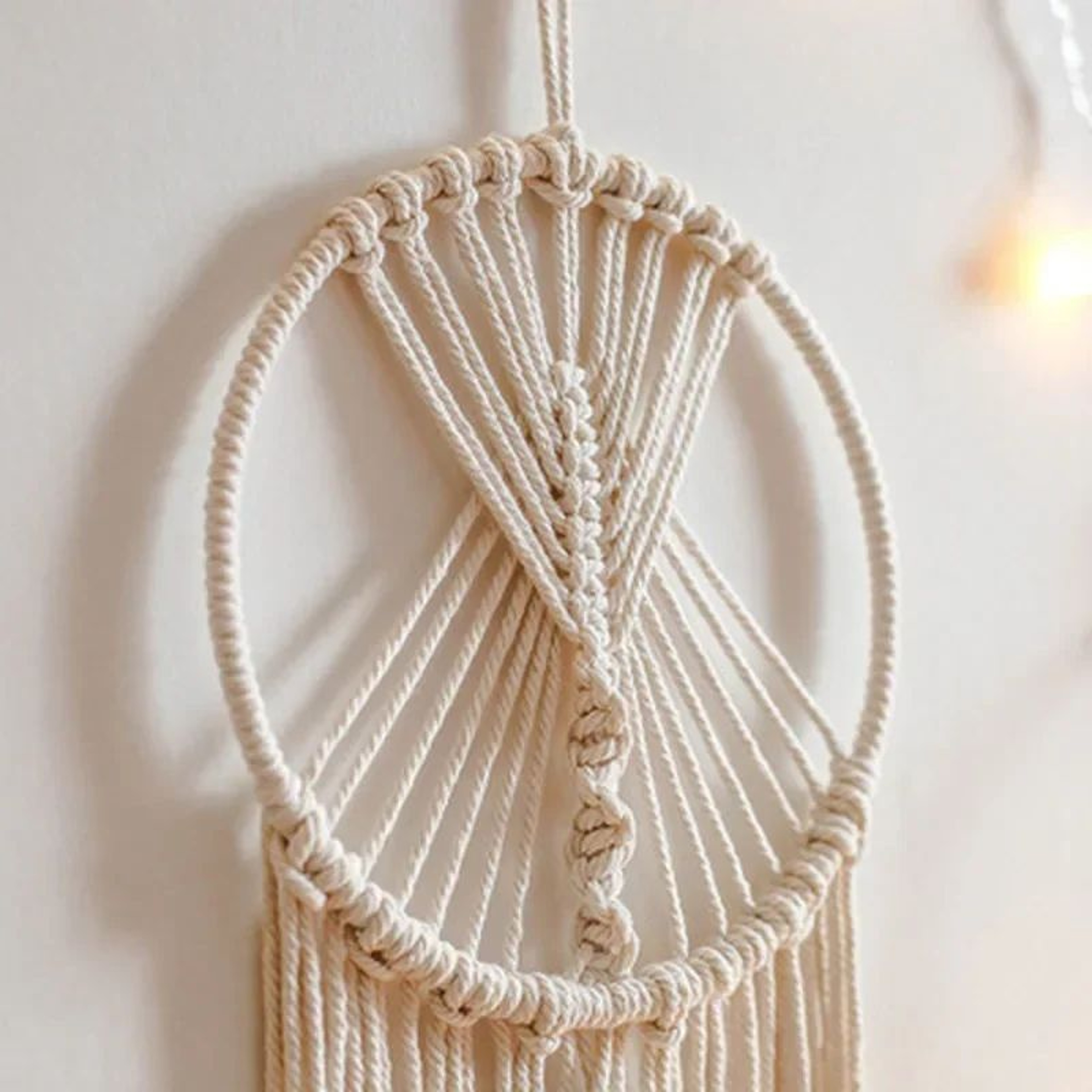 Macrame Dream Catcher Wall Tapestry  Boho Nordic Eid  Ramadan Decor 1