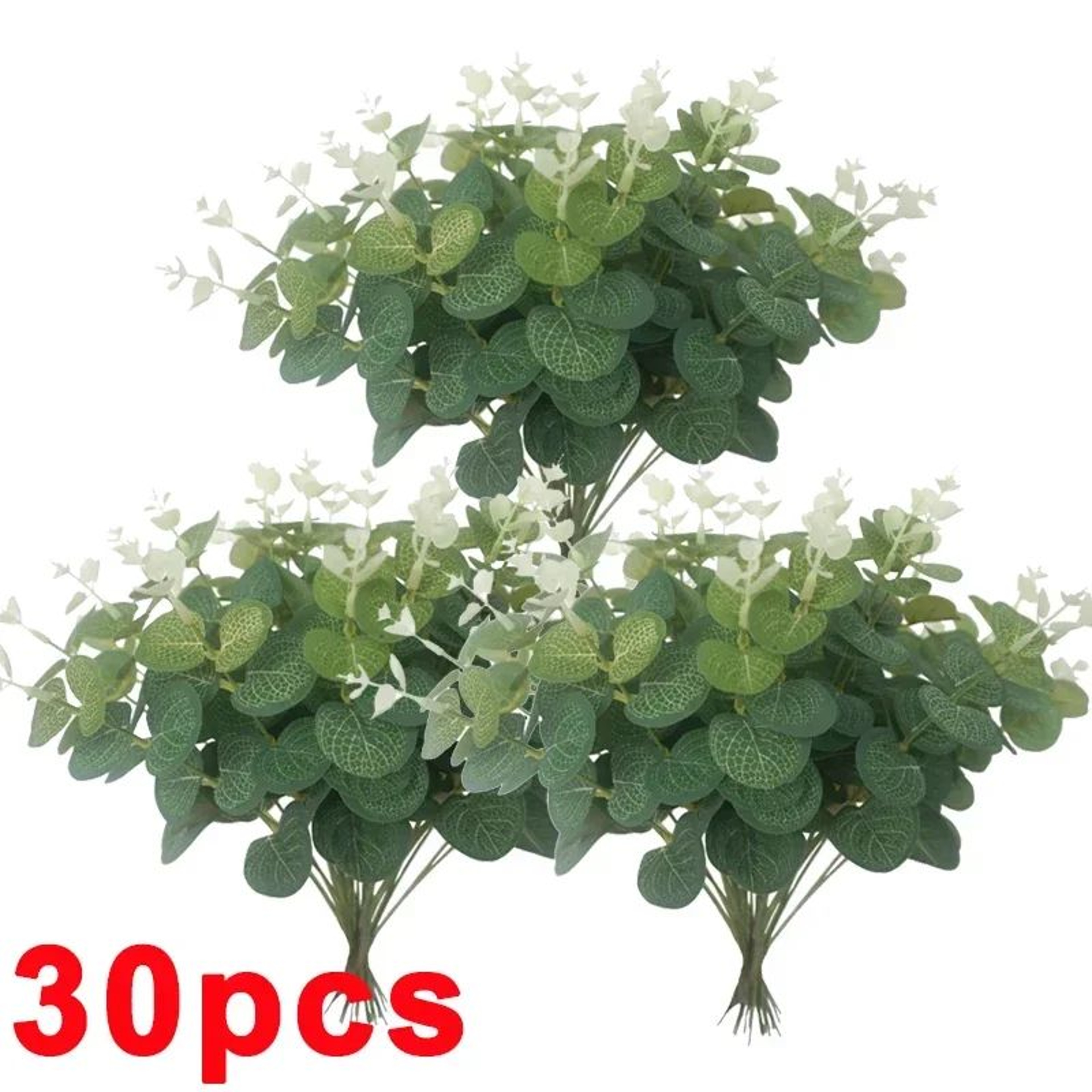 Artificial Eucalyptus Leaf Stems  Realistic Silk Greenery Branches For DIY Bouquets Weddings  Home