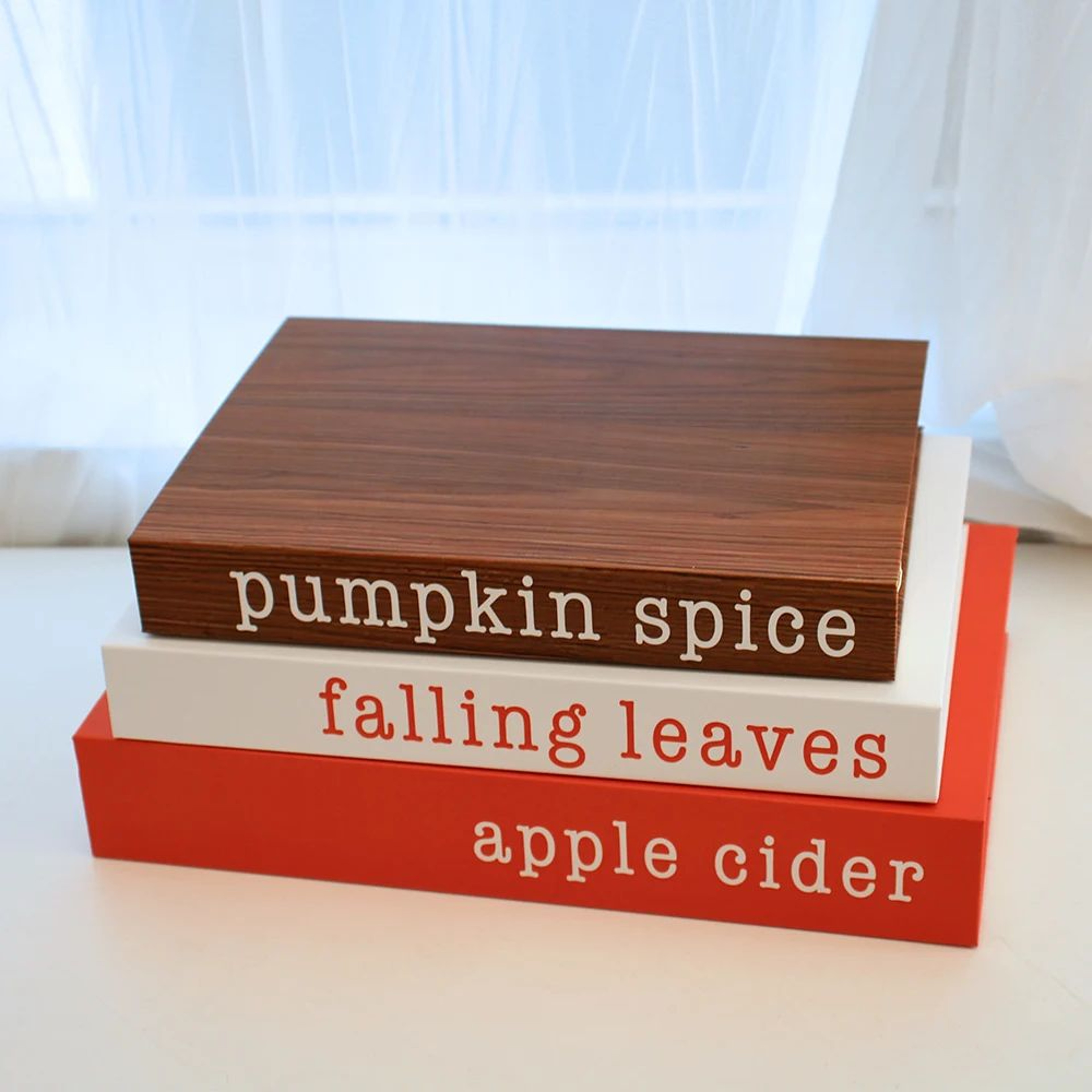 Luxury Decorative Fake Book Set3pcs  Elegant Coffee Table Display Books For Modern Home Decor 26