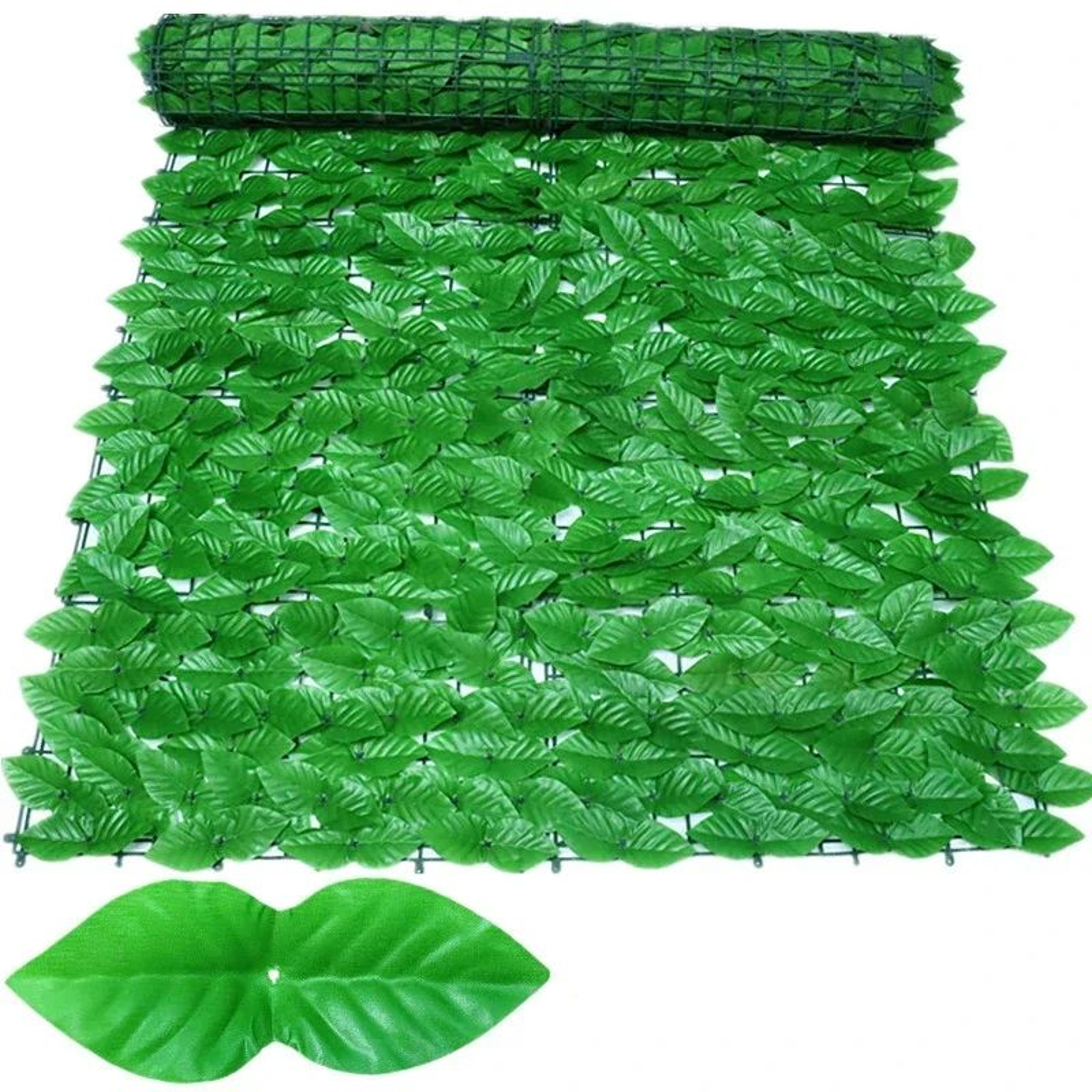 Artificial Ivy Leaf Privacy Fence Panel  Realistic Green Hedge Screen For Outdoor Wall  Balcony Dec 9