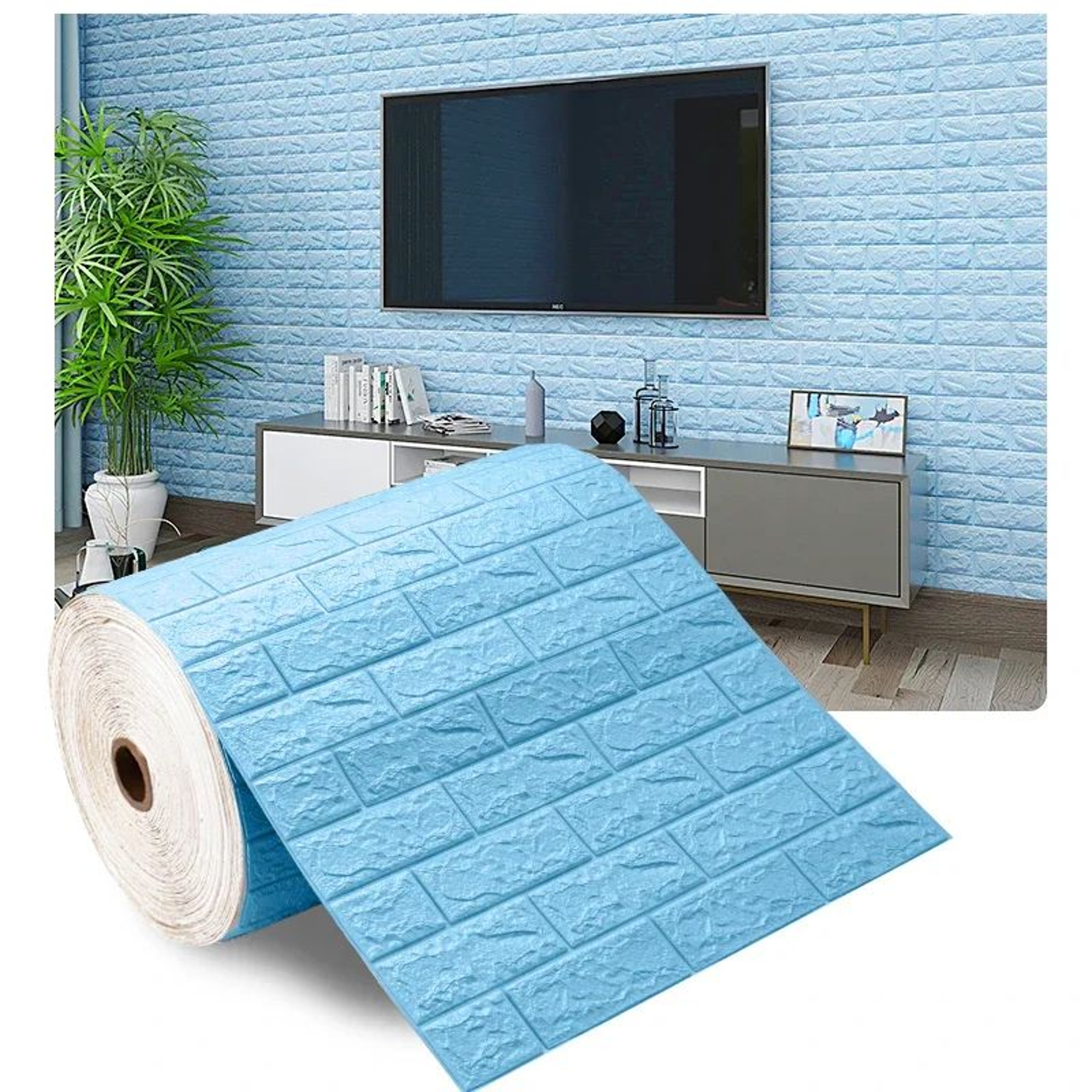 FlexiBrick 3D Foam Wall Panels  SelfAdhesive Waterproof Brick Wallpaper For Stylish Home Interiors 15
