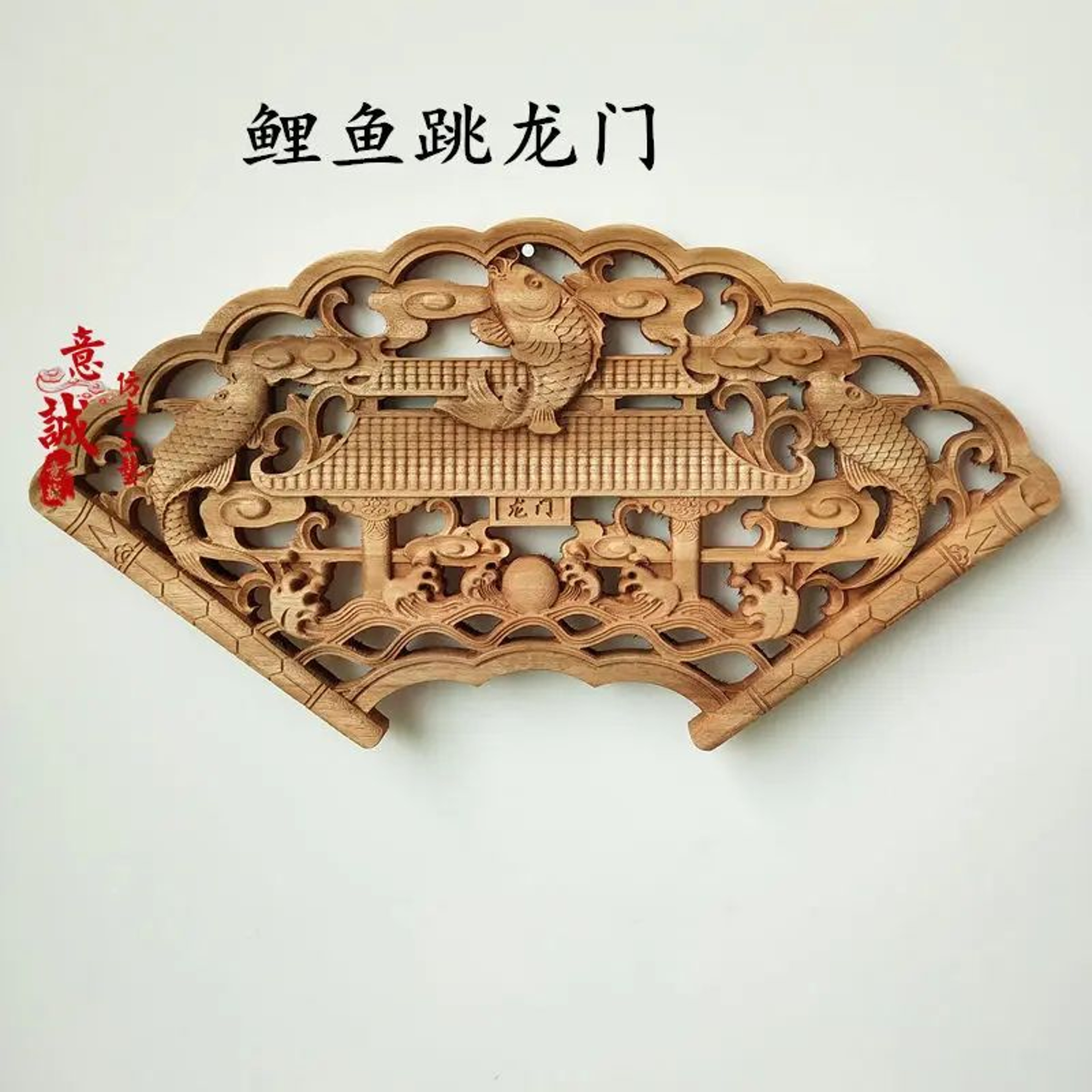 HandCarved Camphor Wood Dragon  Phoenix Wall Art  3D Traditional Chinese Decorative Panel With Natu 6