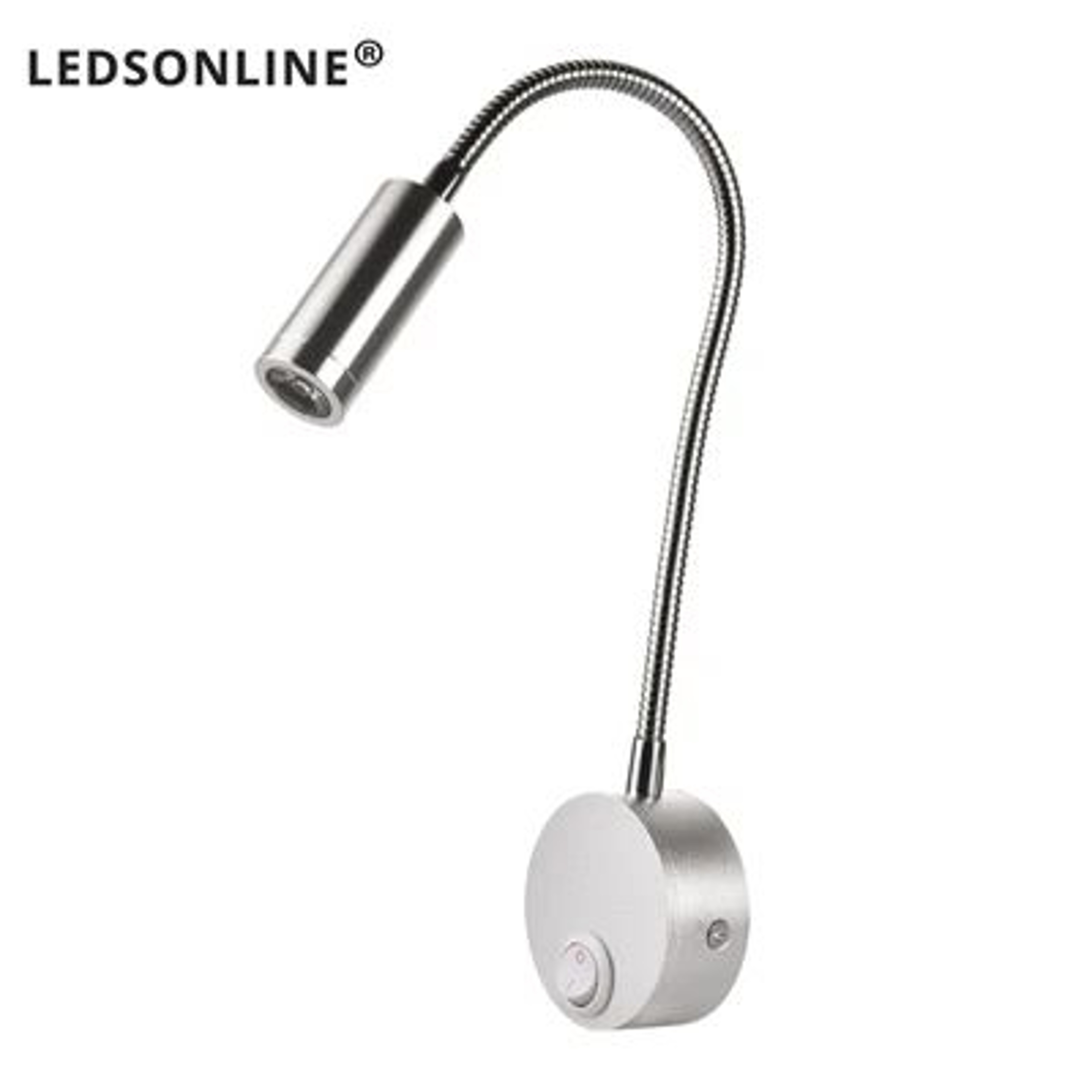 Modern LED Gooseneck Wall Reading Lamp  Flexible Clamp Sconce Light With Switch For Bedside Use 7