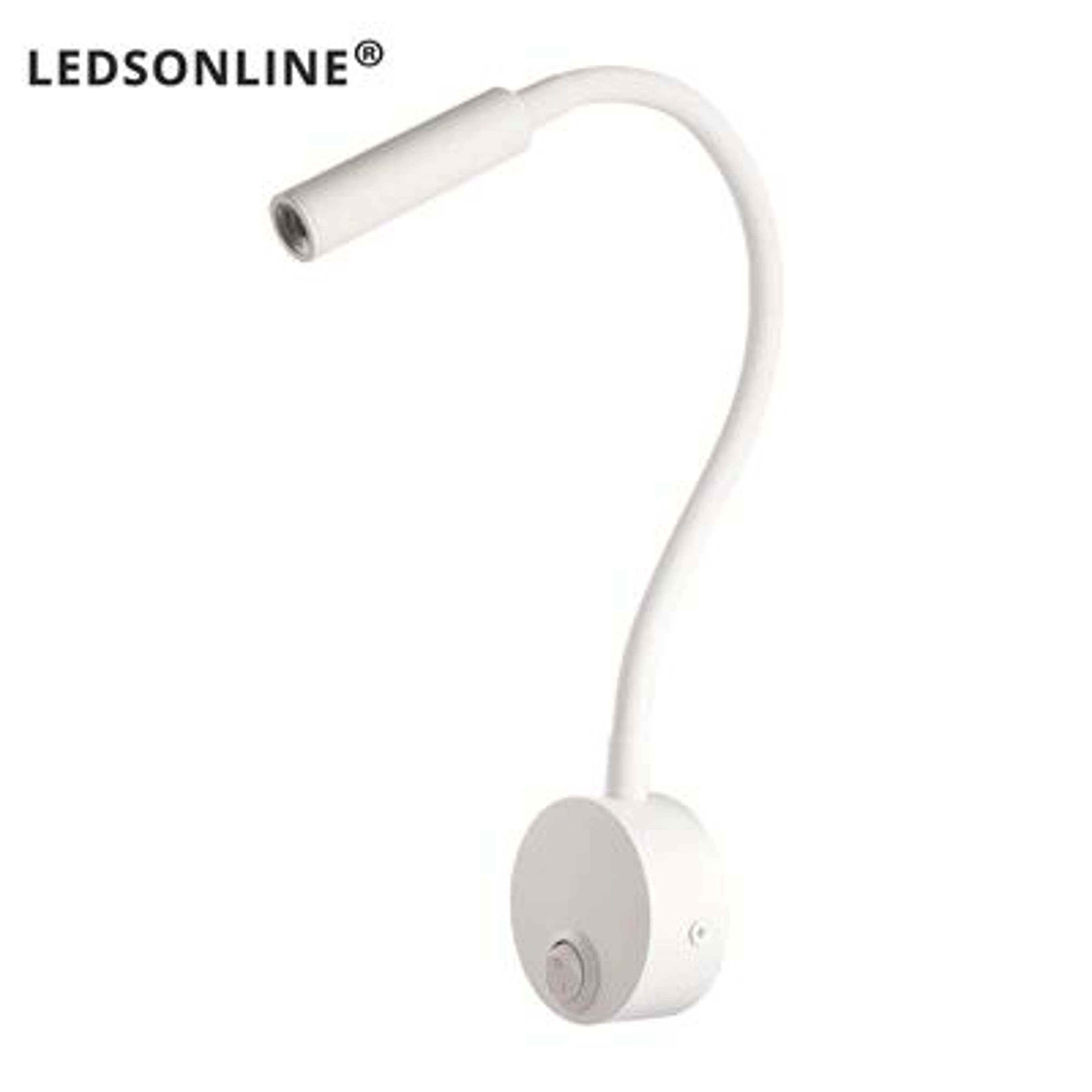 Modern LED Gooseneck Wall Reading Lamp  Flexible Clamp Sconce Light With Switch For Bedside Use 10