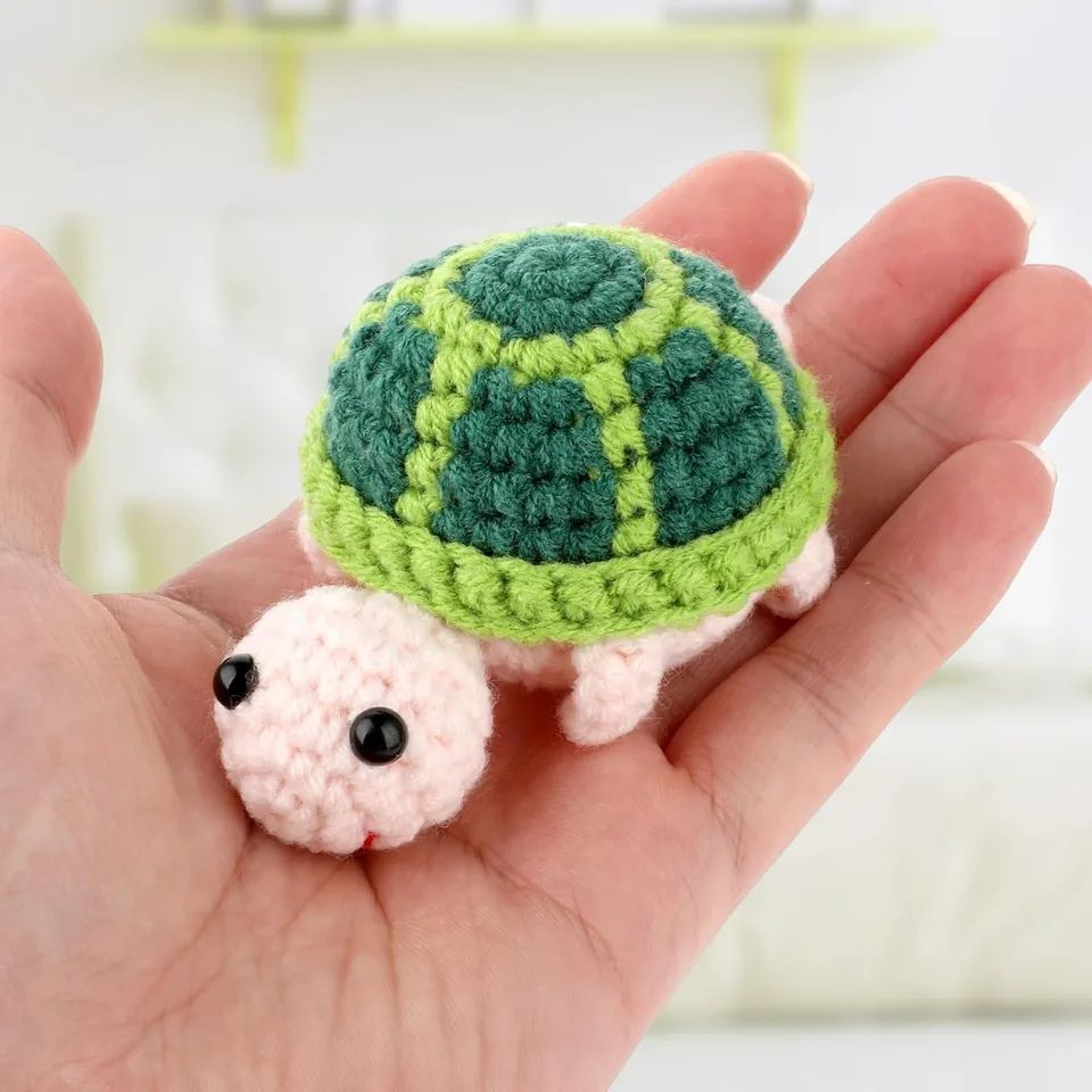 Handmade Crochet Plush Emotional Support Gift  Cute Mini Desk Decor  Comfort Companion 2