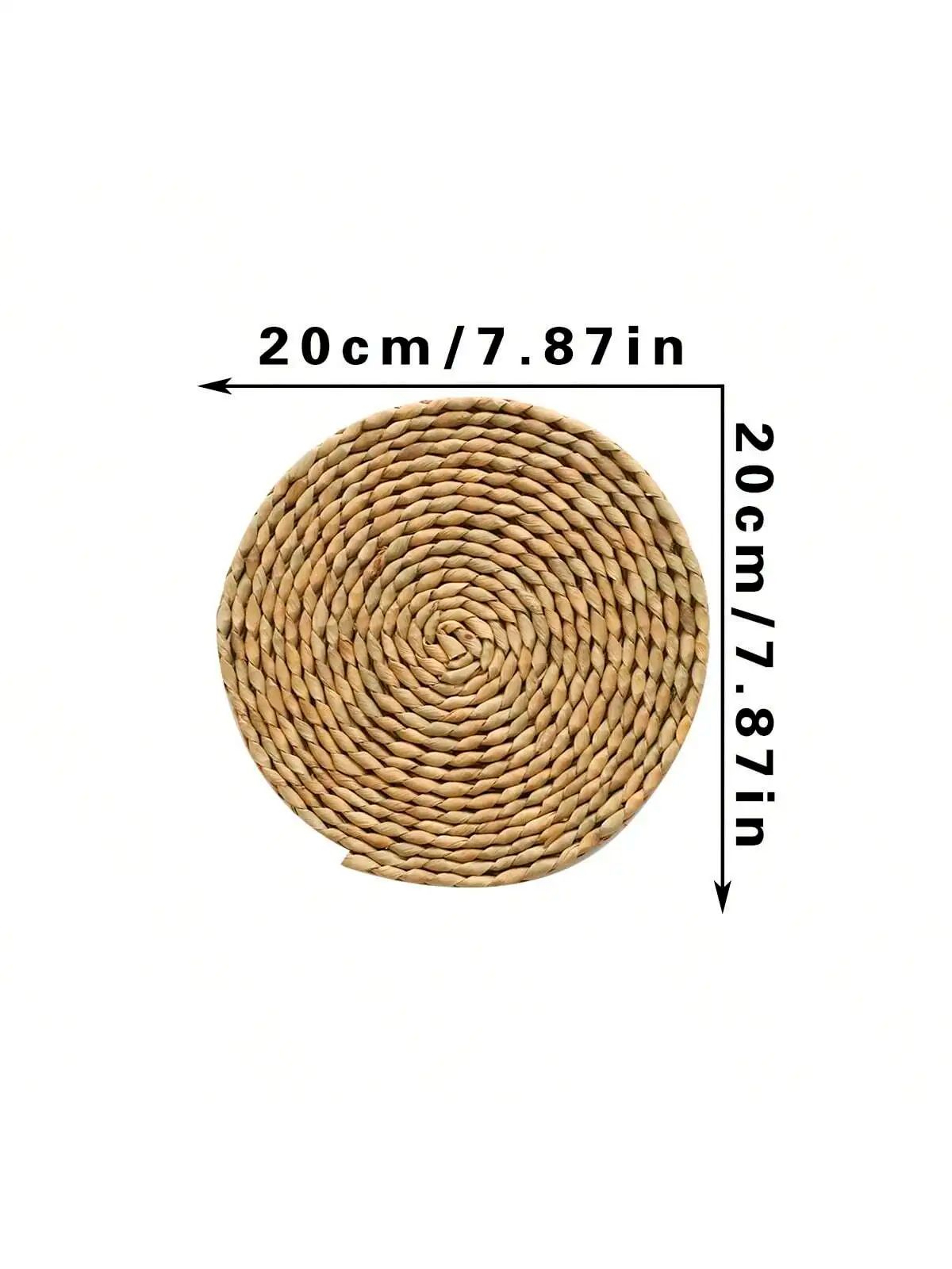 Boho Woven Wall Basket Decor Set  Handmade Seagrass Hanging Baskets For Rustic Farmhouse Walls 13