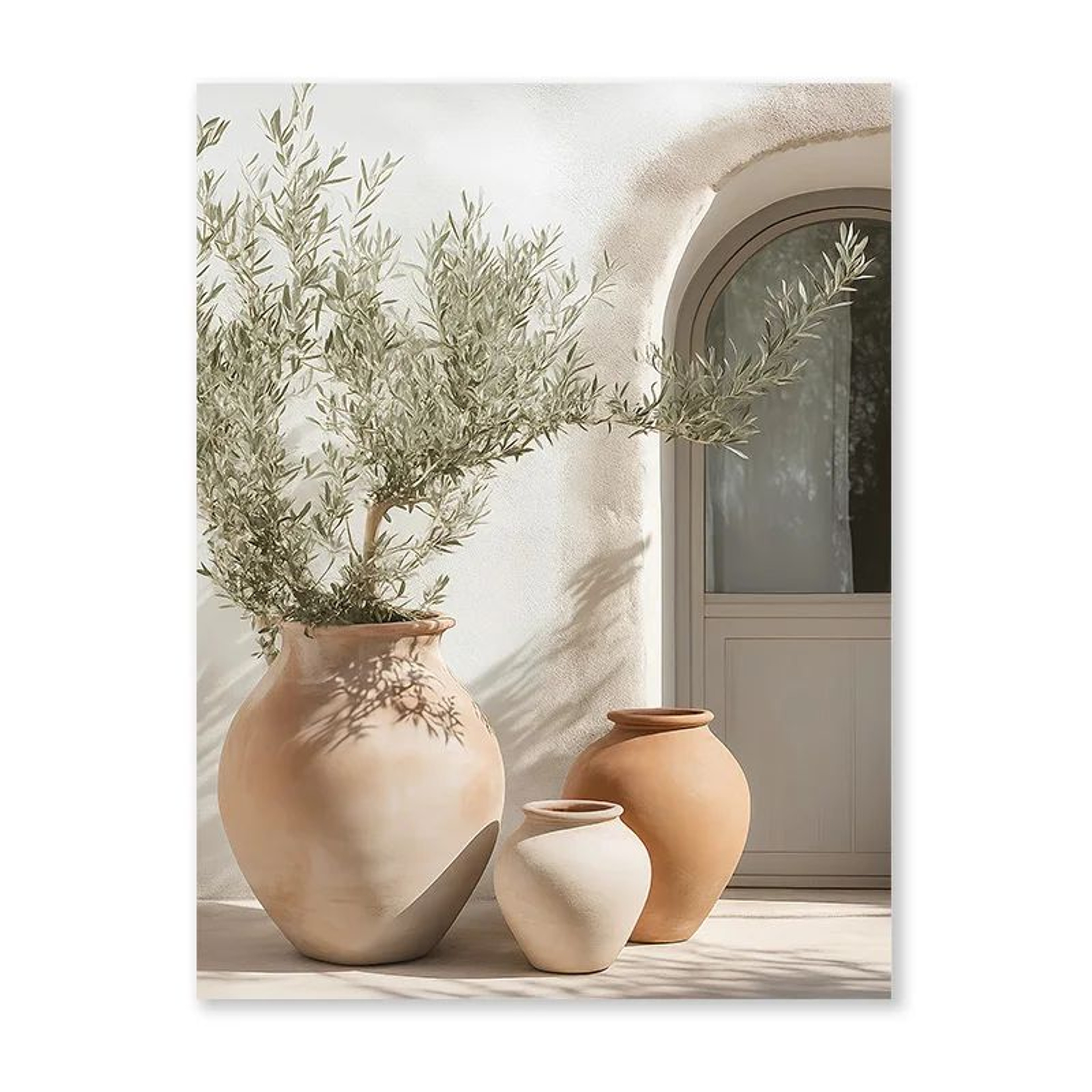 Mediterranean Olive Tree Canvas Wall Art  Countryside Landscape Poster For Living Room  Bedroom Dec 6