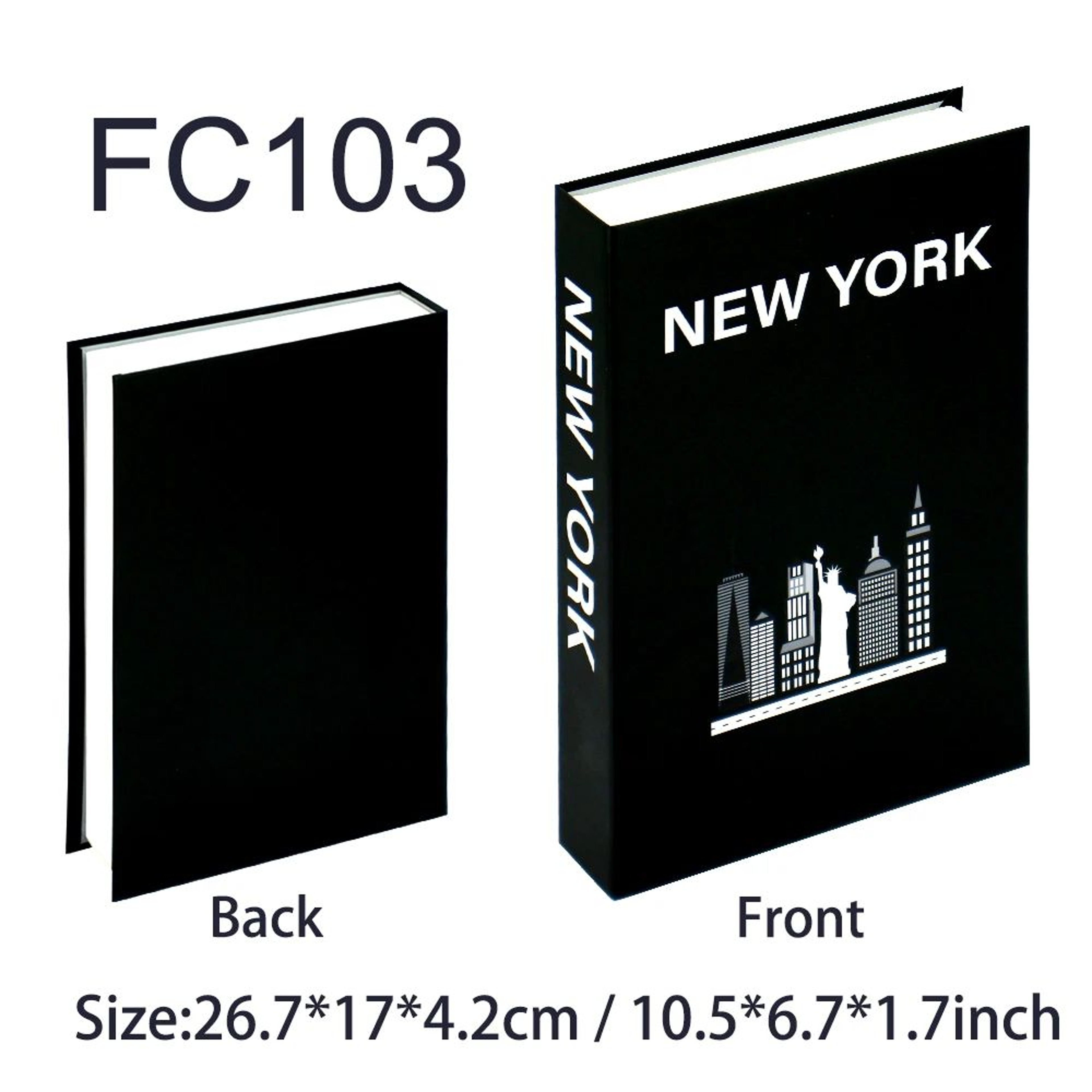 Luxury Decorative Fake Book Storage Box  Modern Coffee Table Organizer For Home  Living Room Decor 25