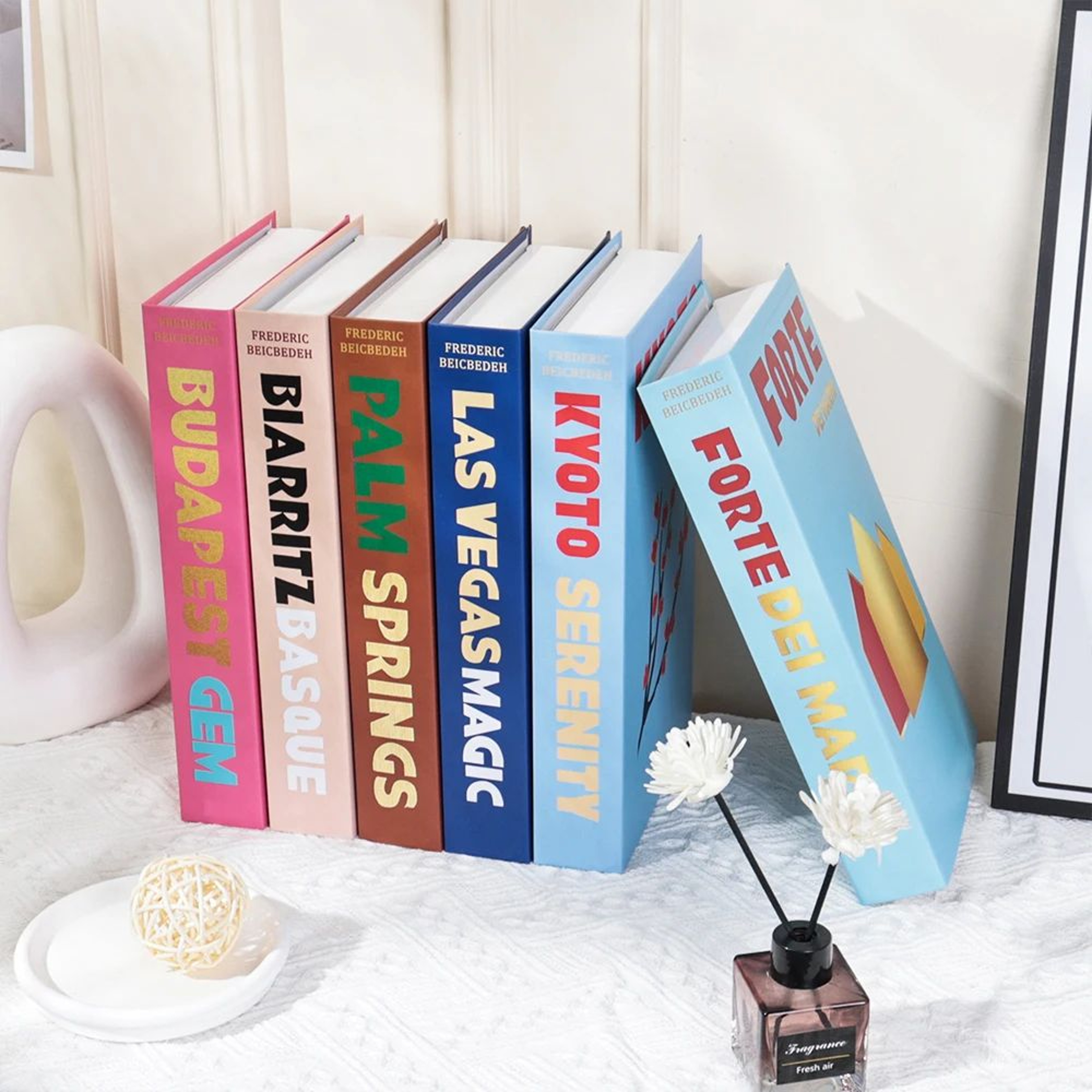 Luxury Decorative Fake Book Set  Modern Coffee Table Prop Books For Stylish Home Decor 4