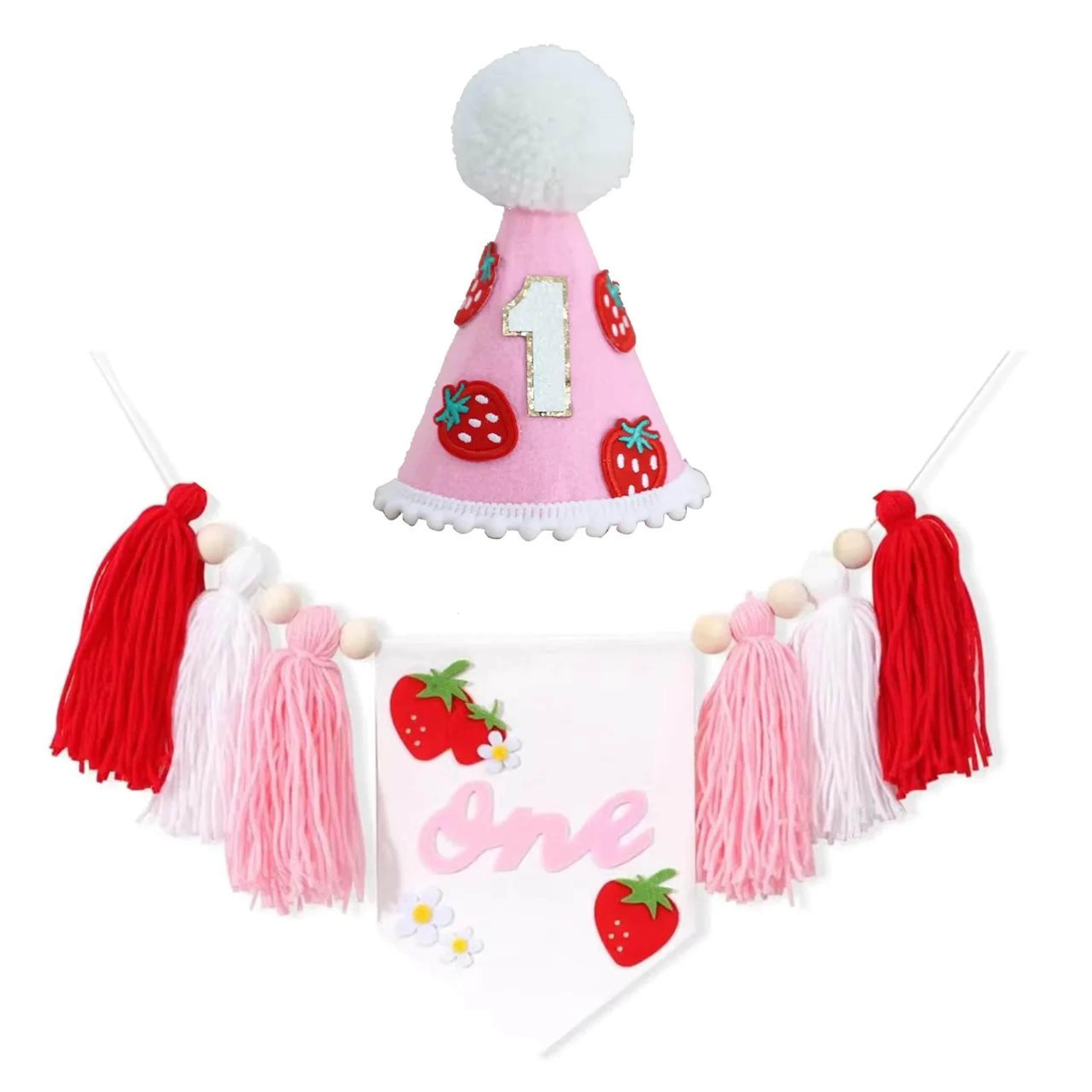 Boho 1st Birthday High Chair Banner  Modern Nursery  Baby Room Party Decoration 17