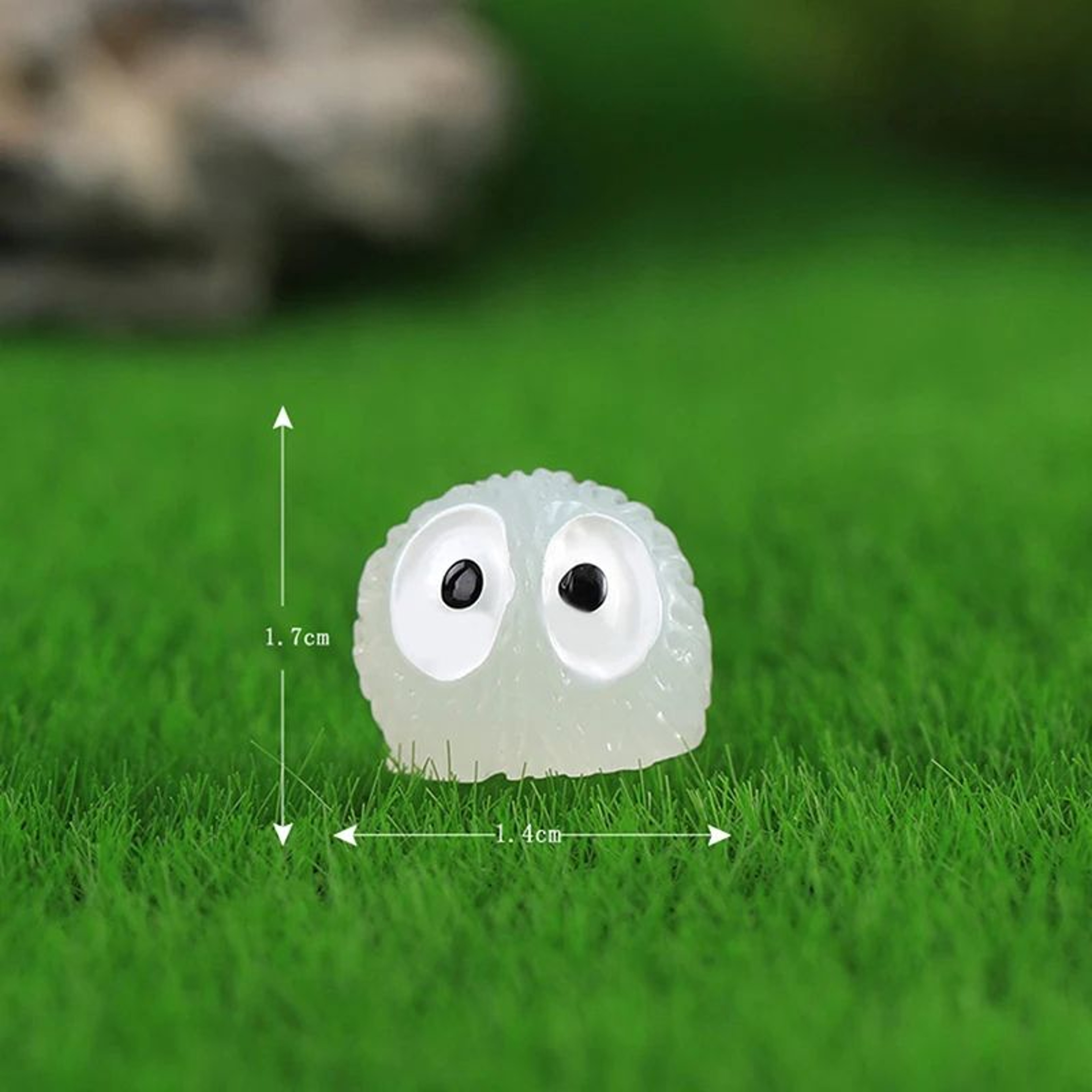 10pcs Glowing Dust Elf Miniature Resin Ornaments  Kawaii Fairy Garden Micro Landscape Decor 4