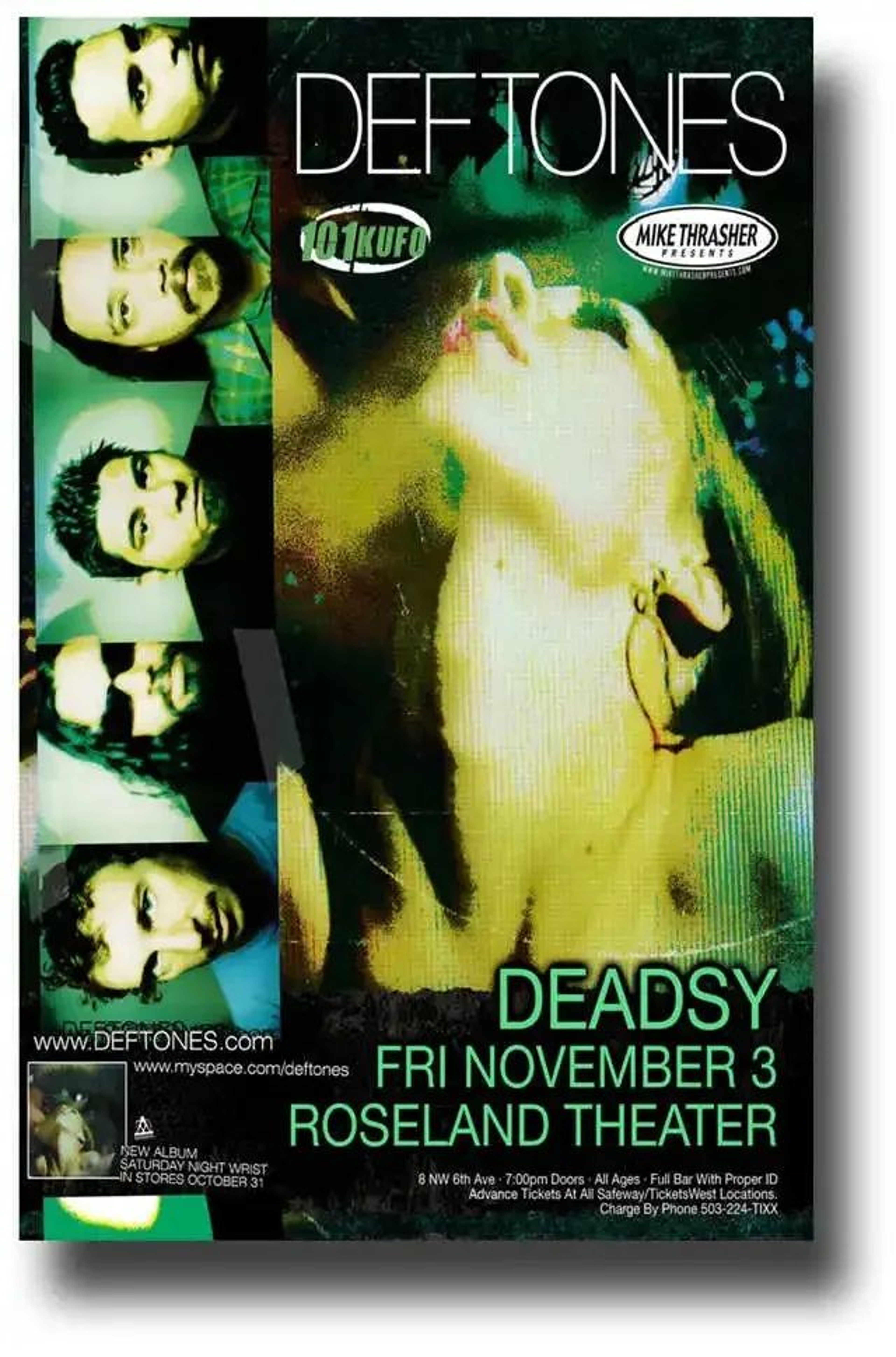 Deftones Around The Fur Canvas Poster  Retro Rock Band Wall Art Decor 12