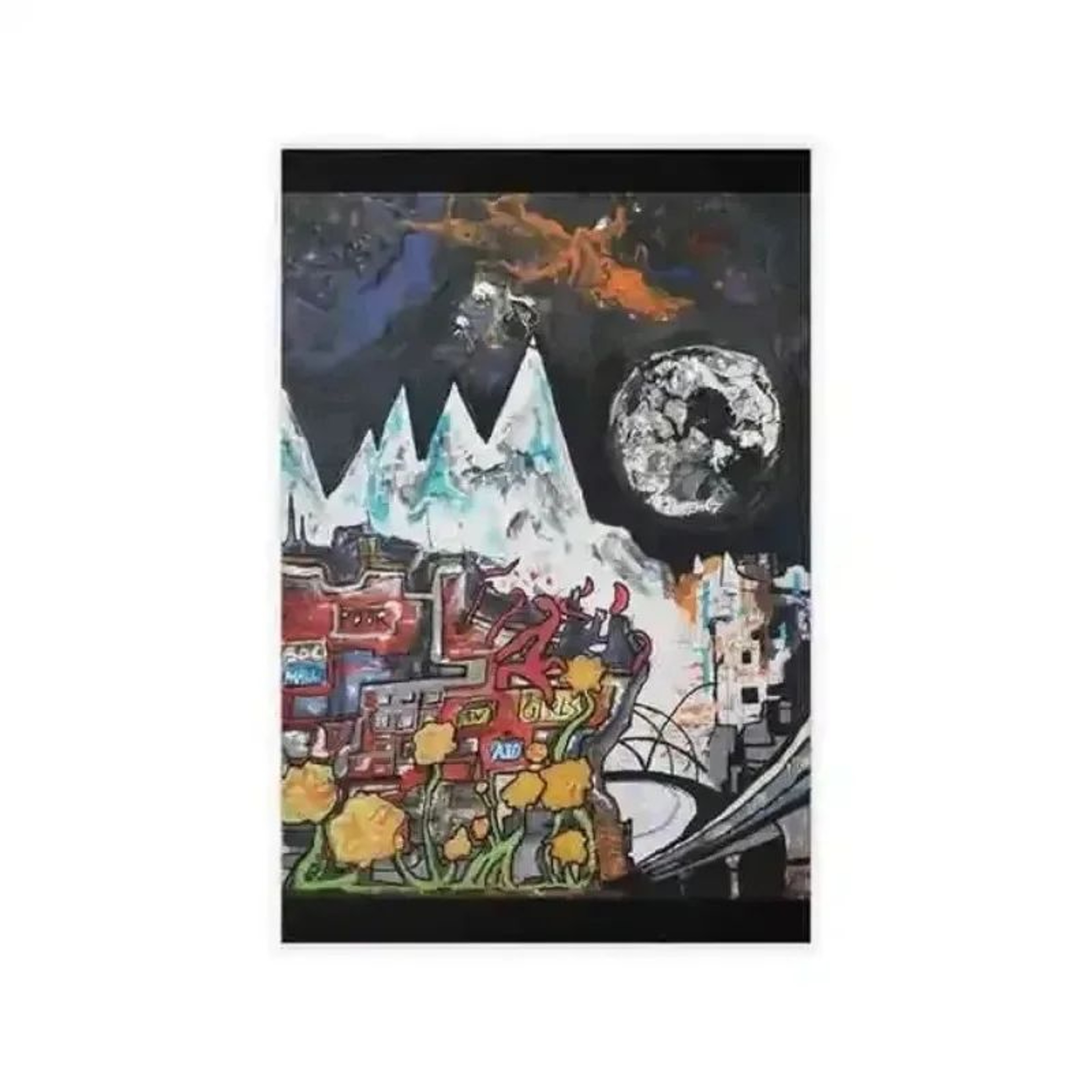 Radiohead The Bends Canvas Poster  Retro Rock Album Cover Wall Art 14
