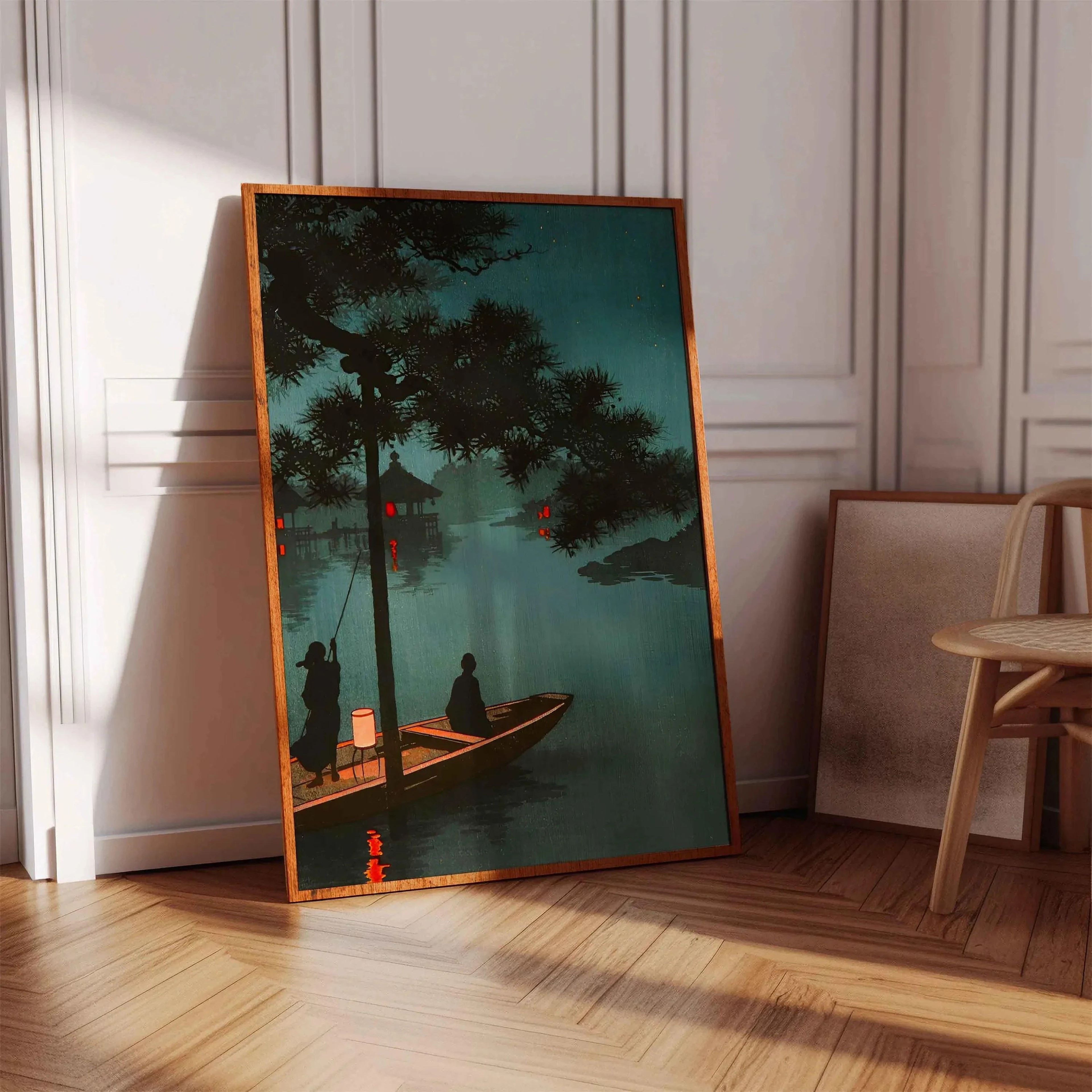 Ancient Pine Tree Canvas Wall Art  Japanese Zen Nature Poster For Calm Home Decor 22