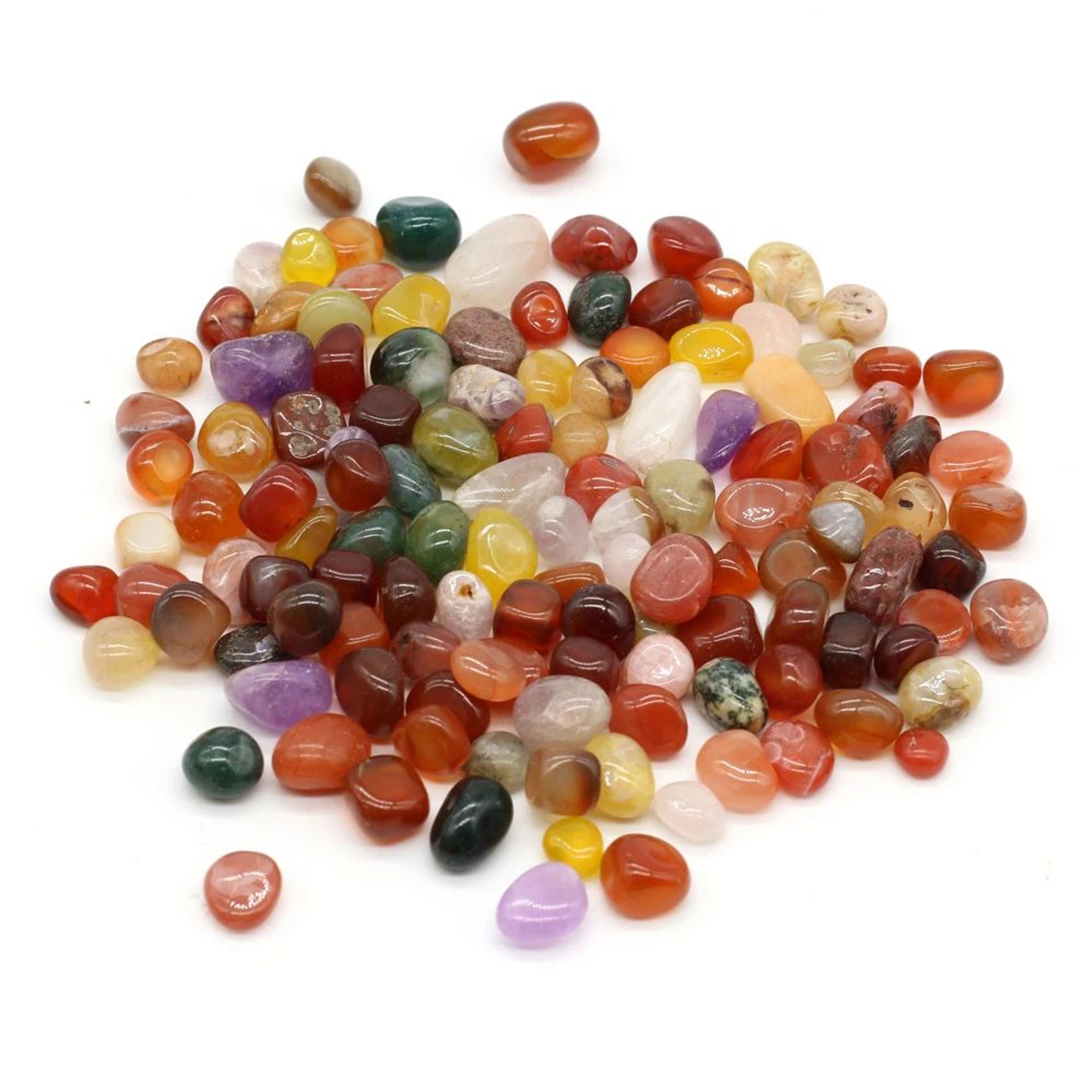 Natural Rain Flower Stone Pebbles  Colorful Crystal Gravel For Fish Tanks  Home Decor 1