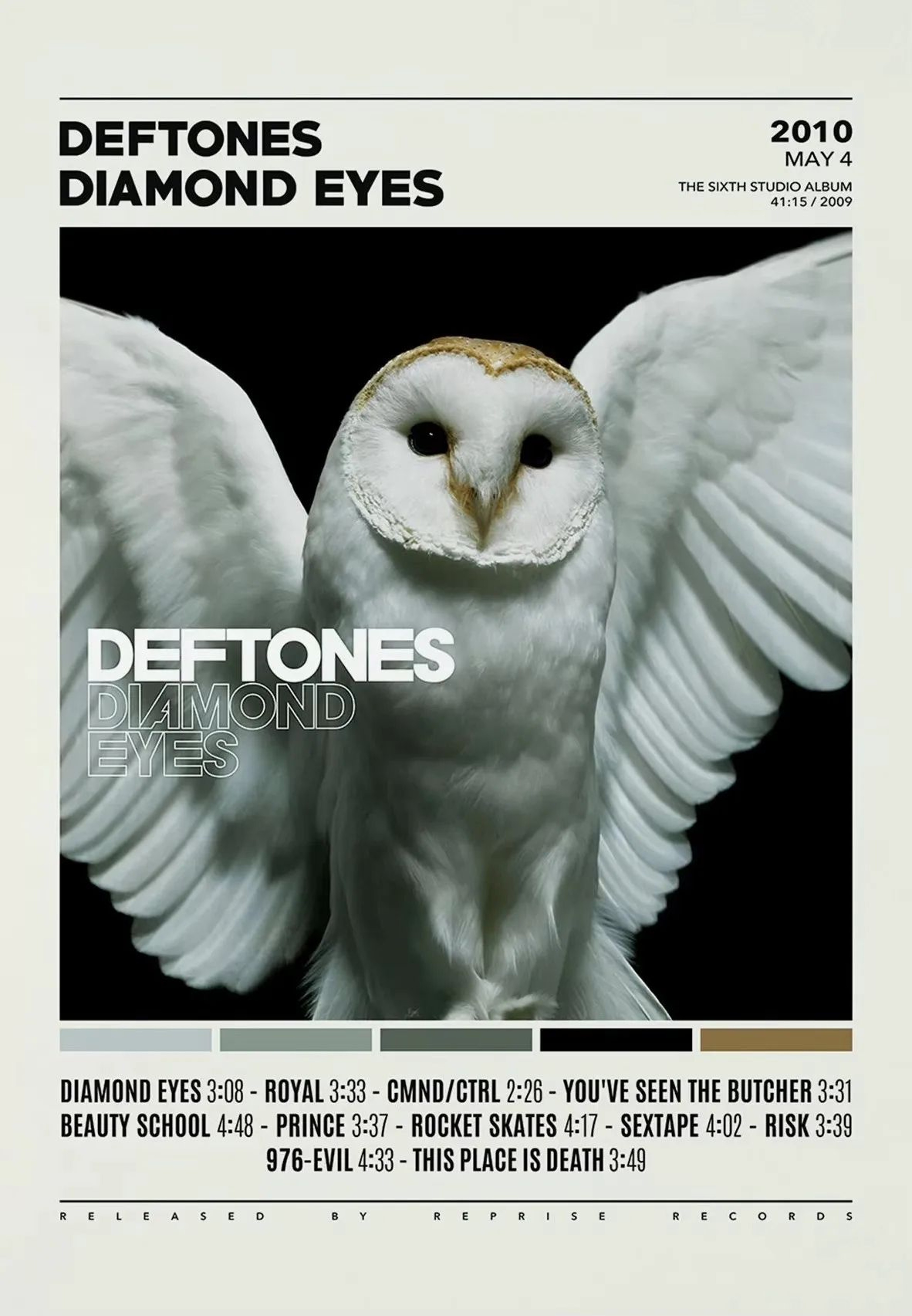 Deftones Album Cover Canvas Wall Art  Alternative Rock Music Poster Decor 13