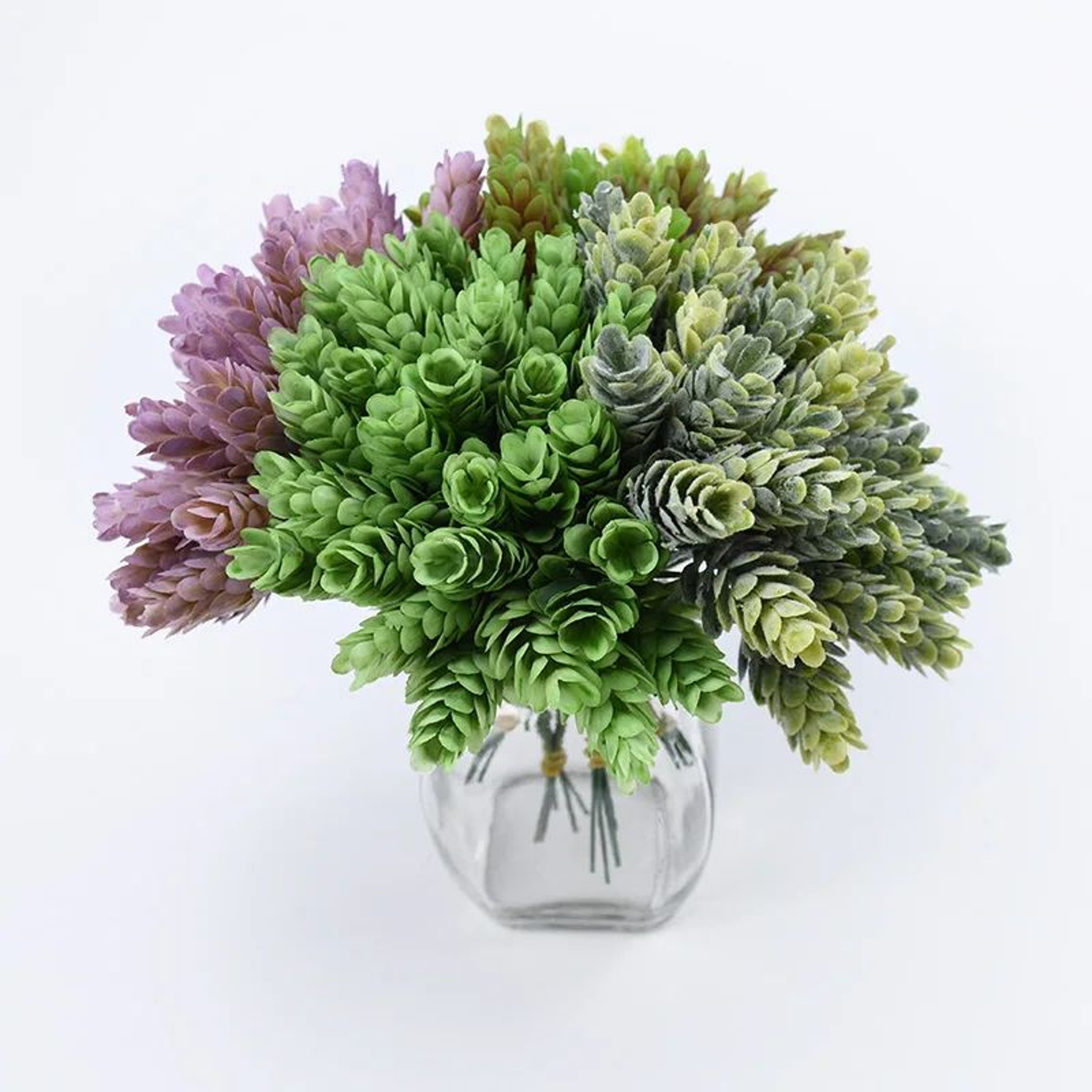 Artificial Pineapple Grass Stems  Decorative Faux Plant Bundle For Wedding  Home Decor 2