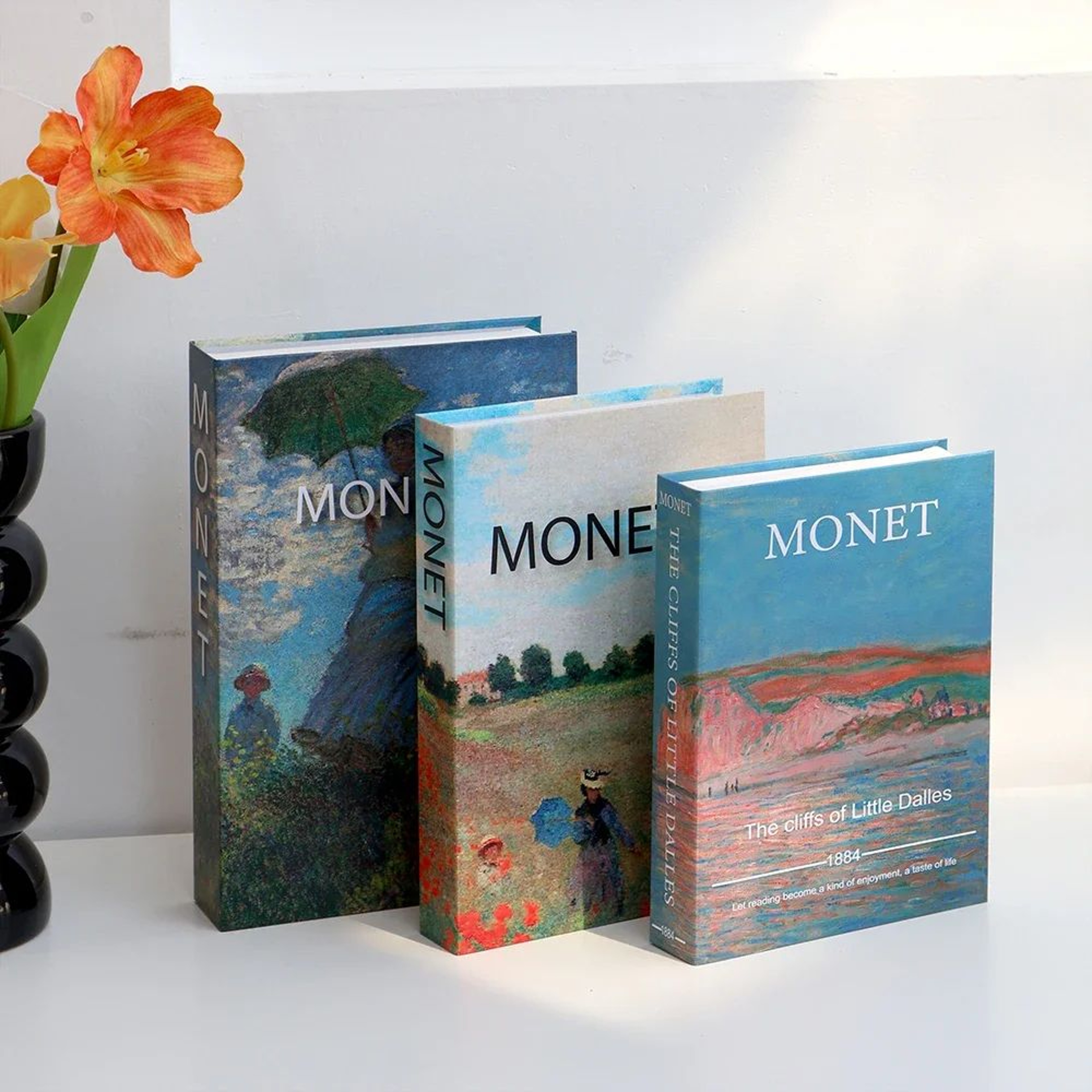 3pcs Decorative Fake Book Set  Modern Faux Books For Coffee Table Bookshelf  Home Decor 8
