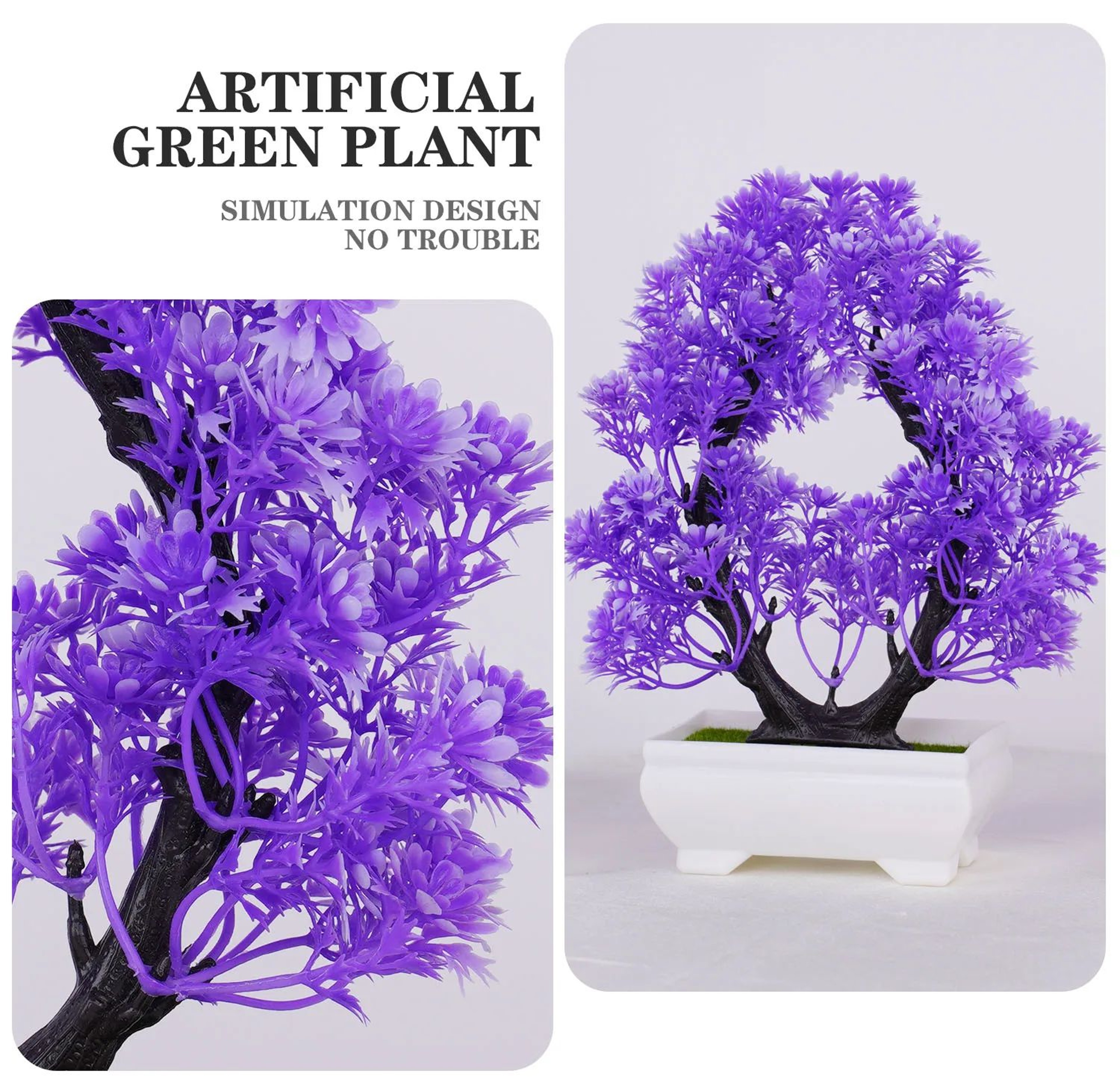 Artificial Potted Bonsai Plant  Mini Fake Tree Decoration For Home Office  Hotel Decor 1