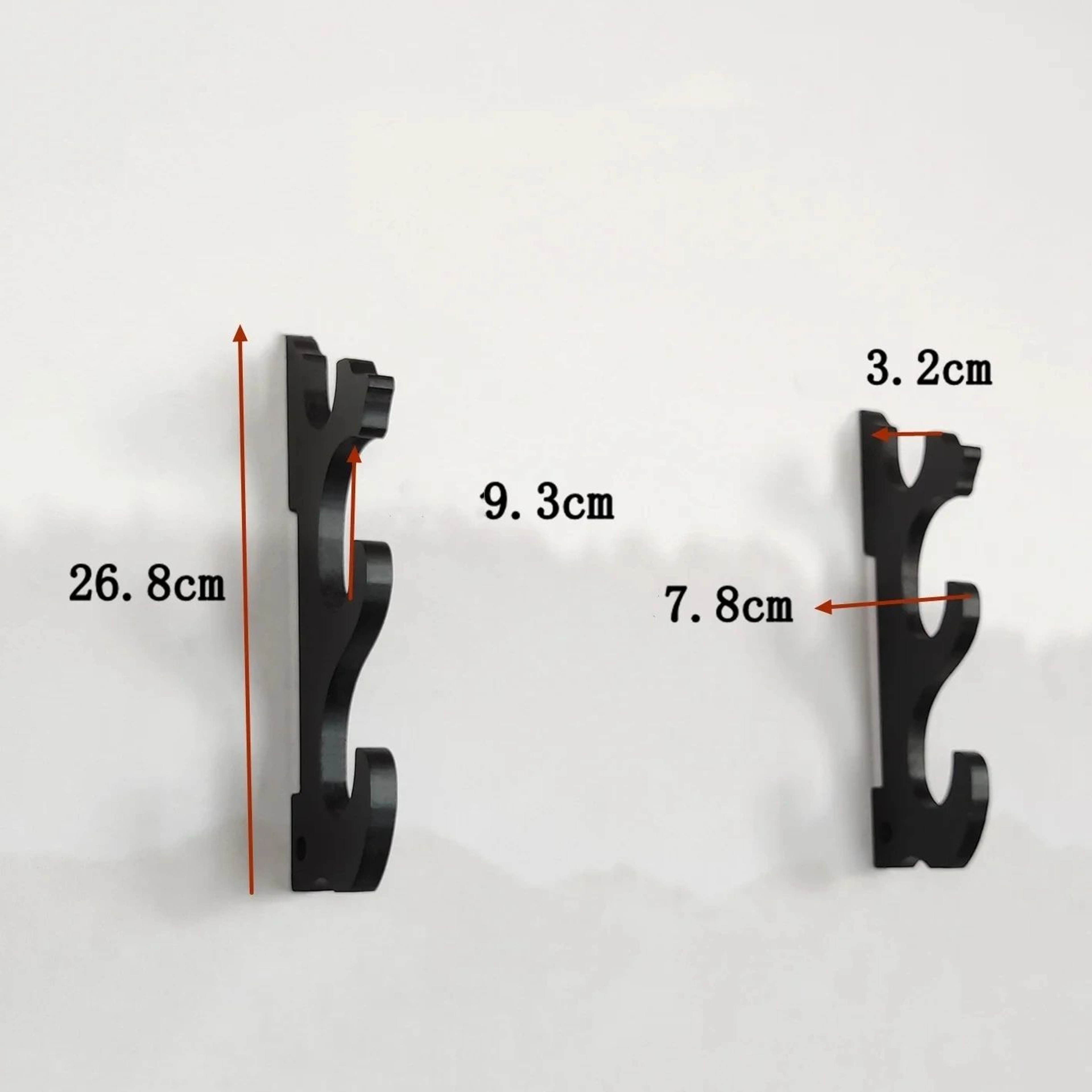 Adjustable Wooden Wall Sword Display Rack  Samurai Katana  Rifle Storage Holder Organizer 7