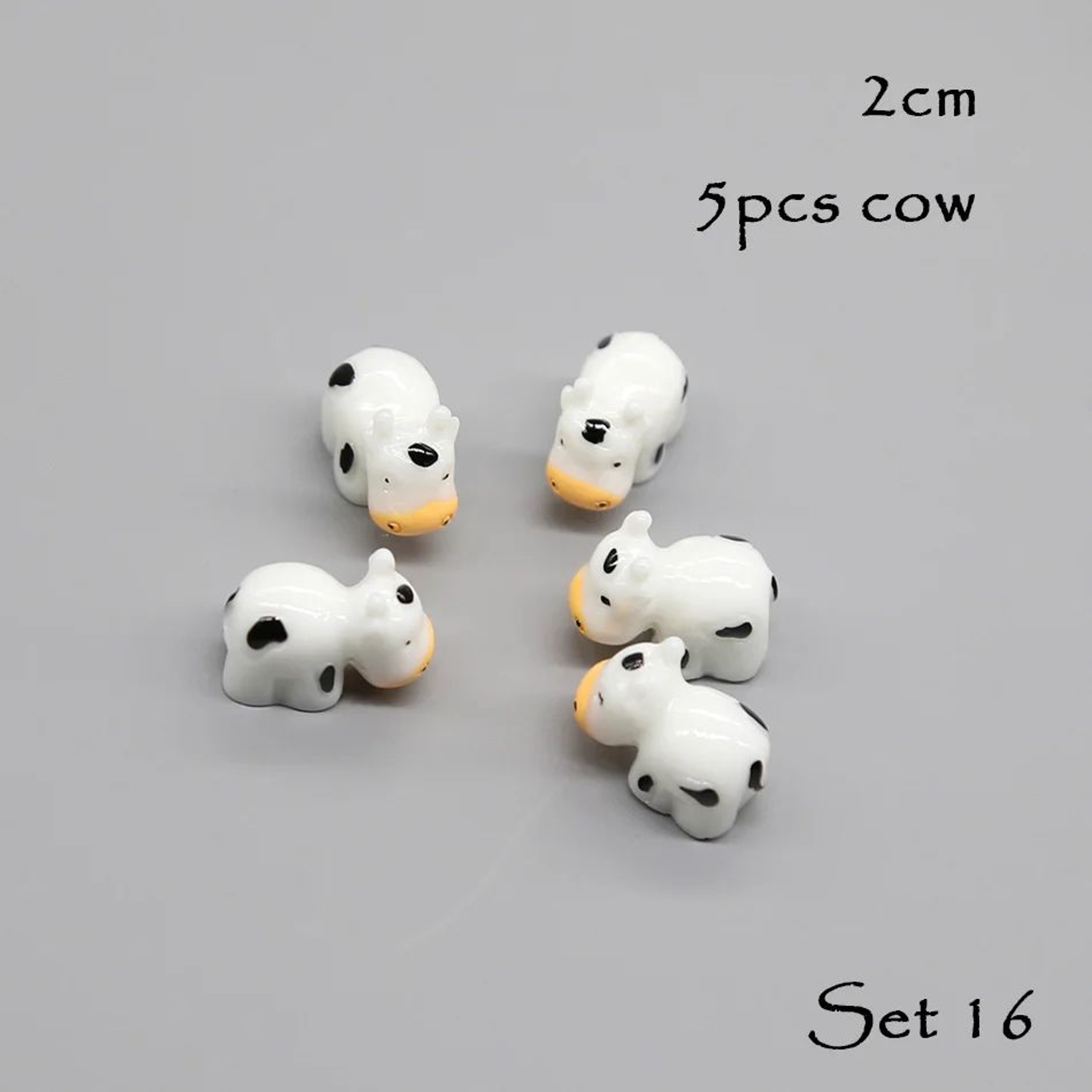 5pcs Mini Animal Fairy Garden Figurines  Cute Resin Dog Cat Sheep  Fish Miniatures For Succulent De 15