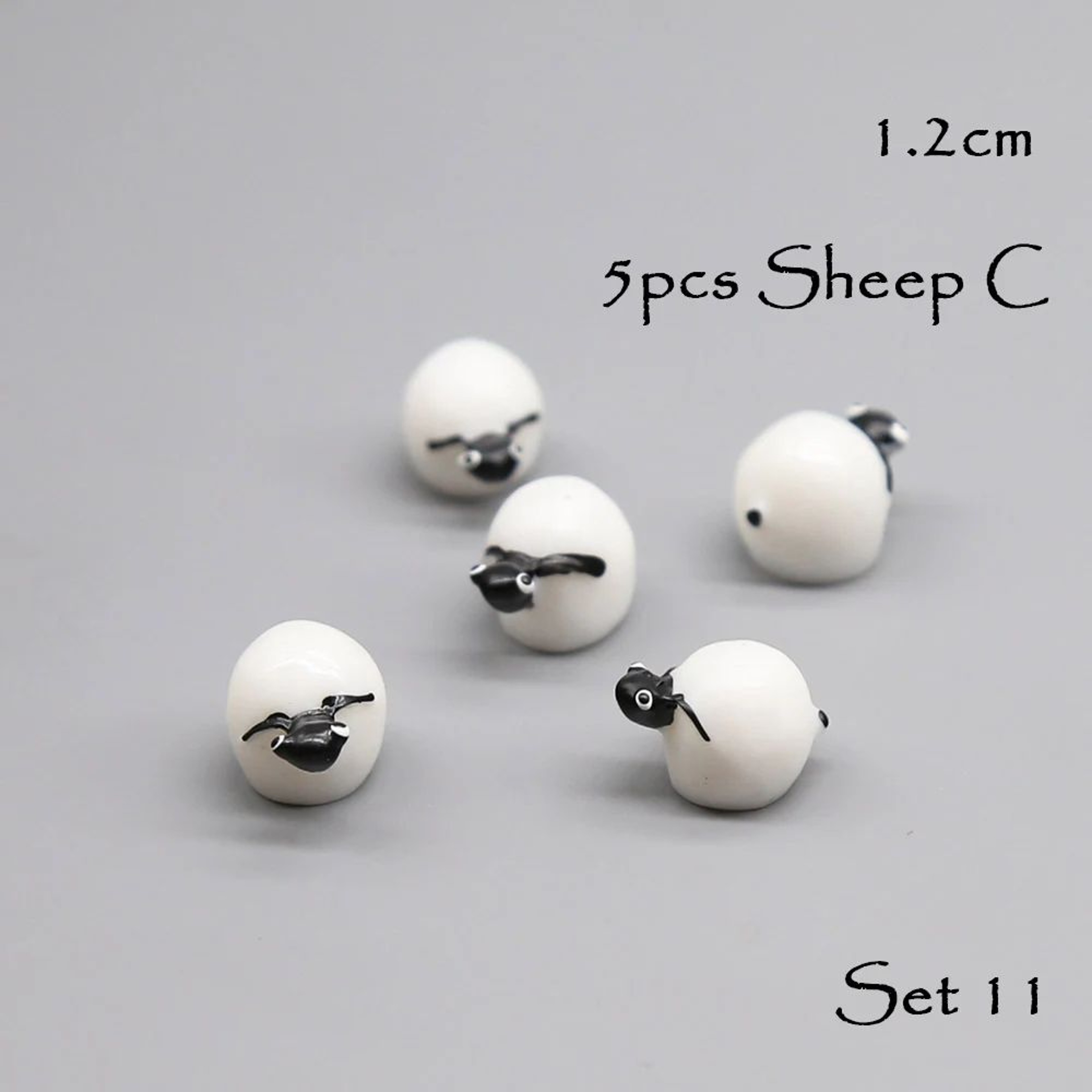 5pcs Mini Animal Fairy Garden Figurines  Cute Resin Dog Cat Sheep  Fish Miniatures For Succulent De 17