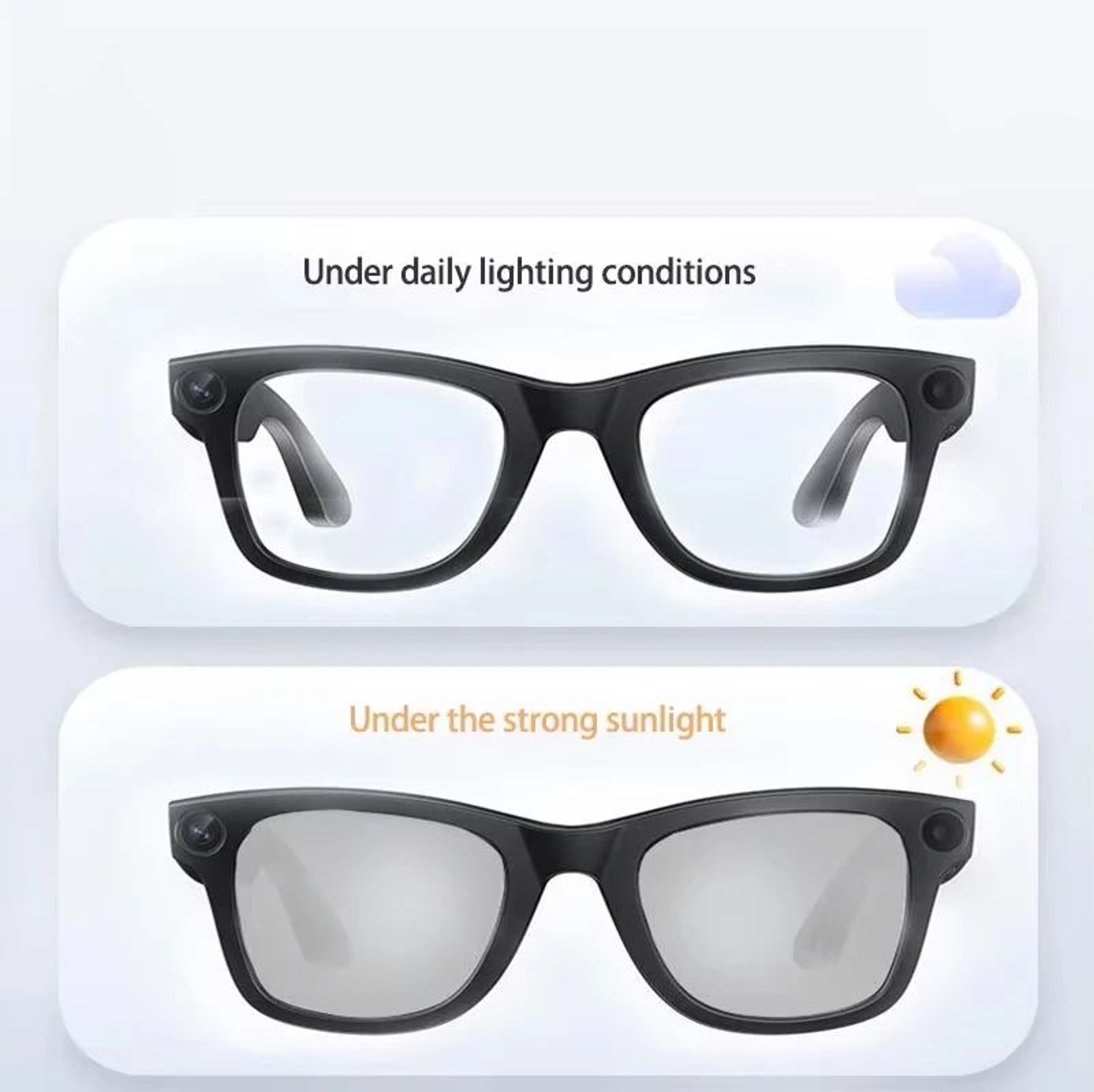 4K AI Smart Bluetooth Glasses  HD Camera Voice Call Translation Waterproof Smart Sunglasses 11
