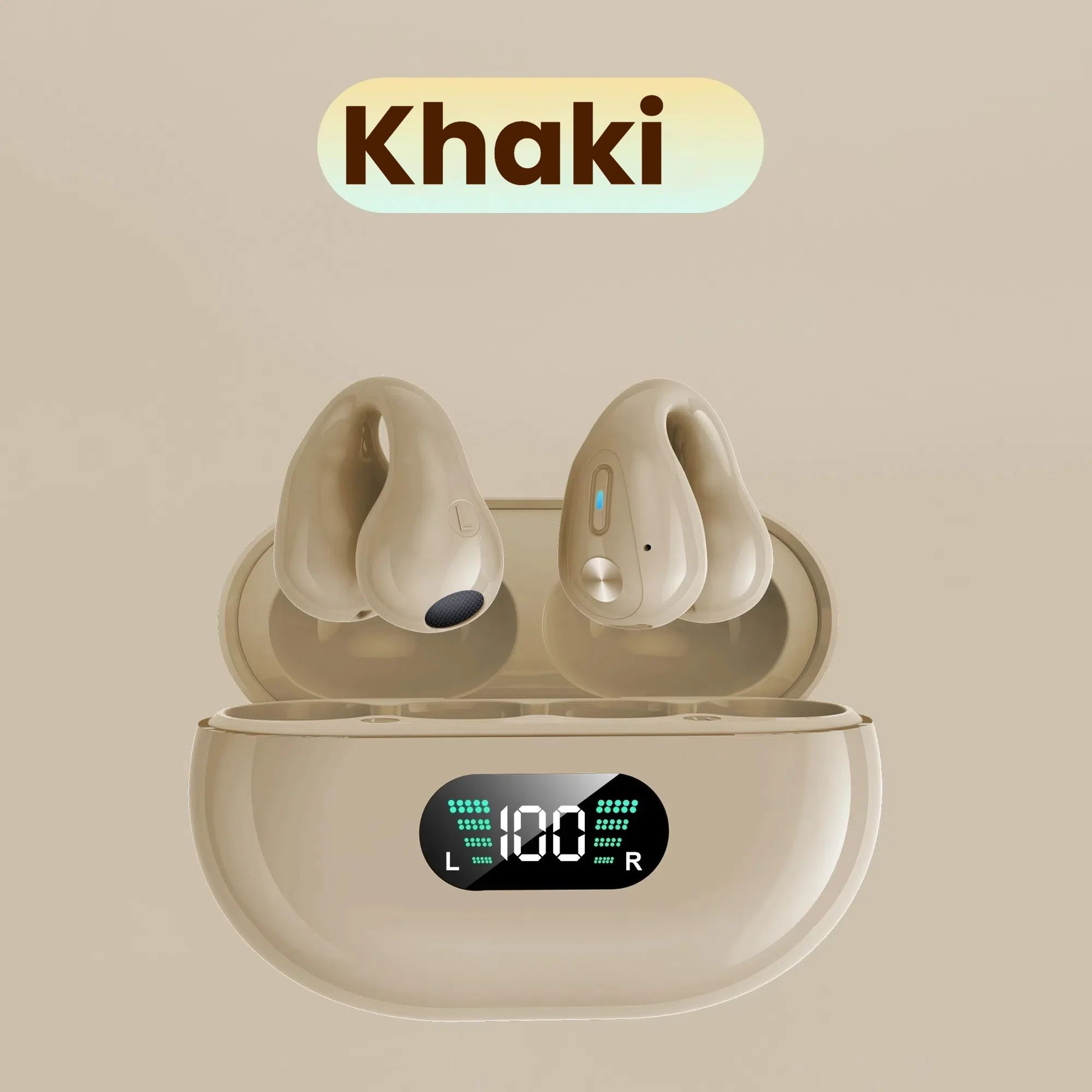 S22 X22 ANC Bluetooth Wireless Earbuds  Clip Ear Sports TWS Earphones With Digital Display 6