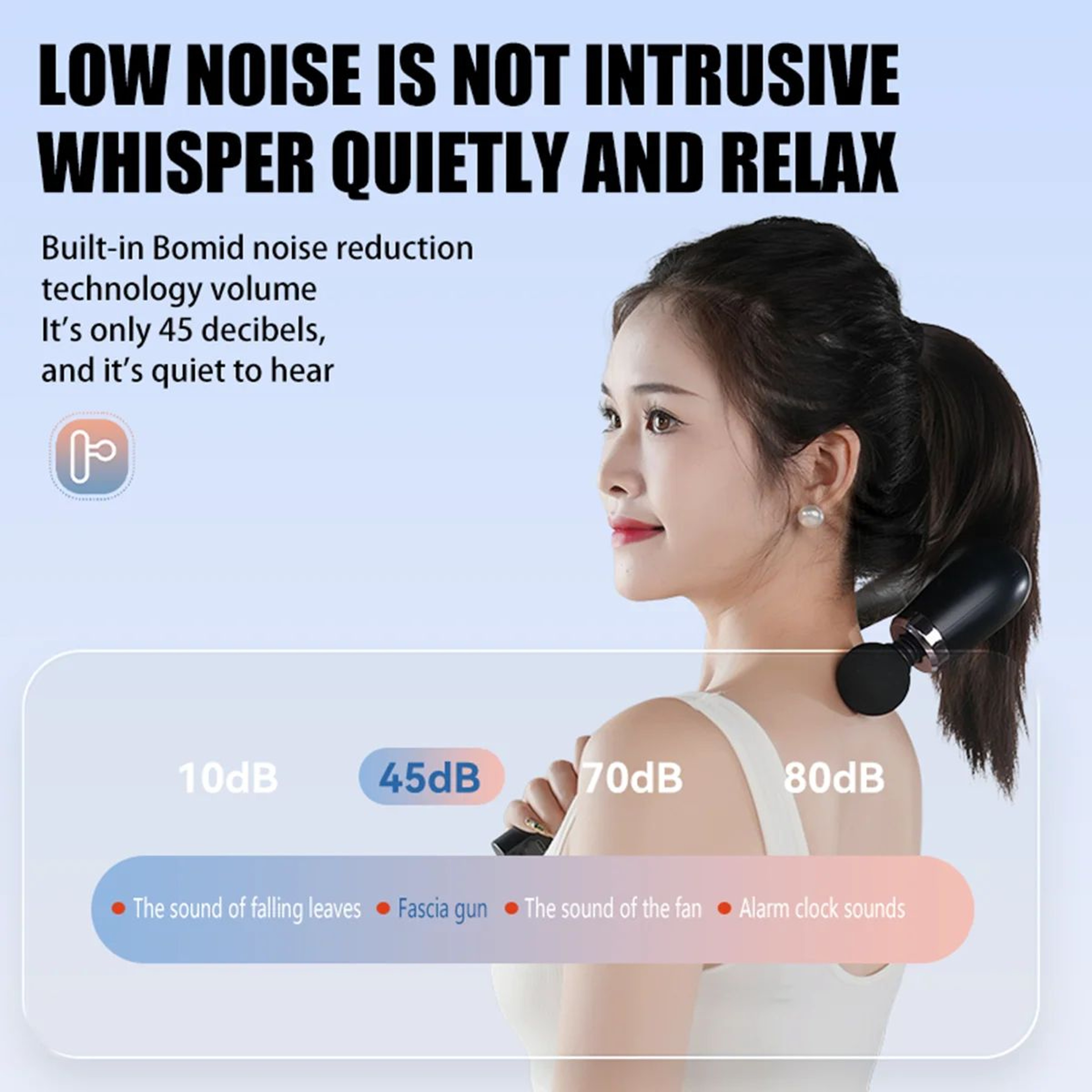 Electric Fascia Massage Gun  Deep Tissue Muscle Relaxation Percussion Massager For Fitness  Recover 3