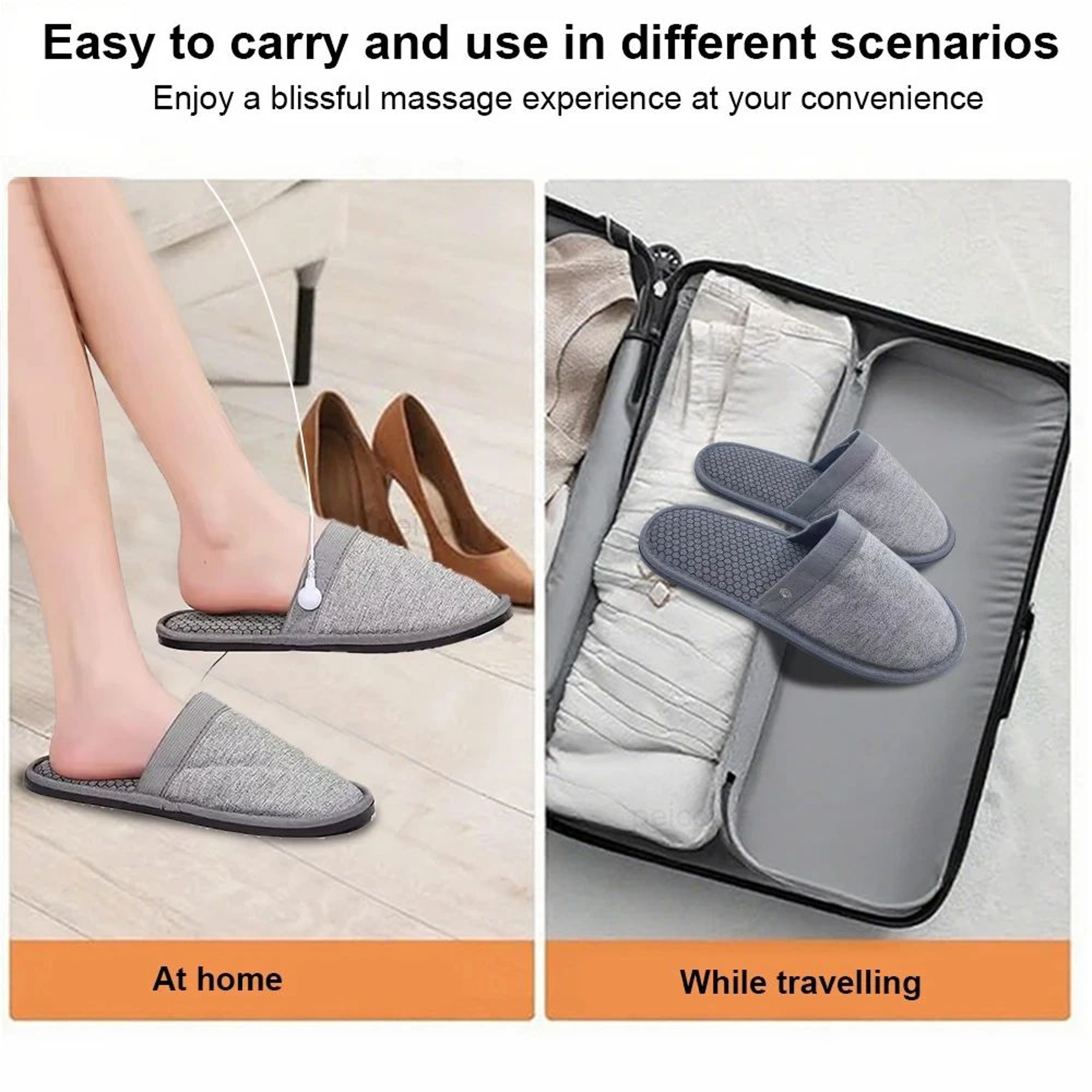 EMS Foot Massager Slippers  Electric Pulse Massage Shoes With Remote Control  Pain Relief Therapy 2