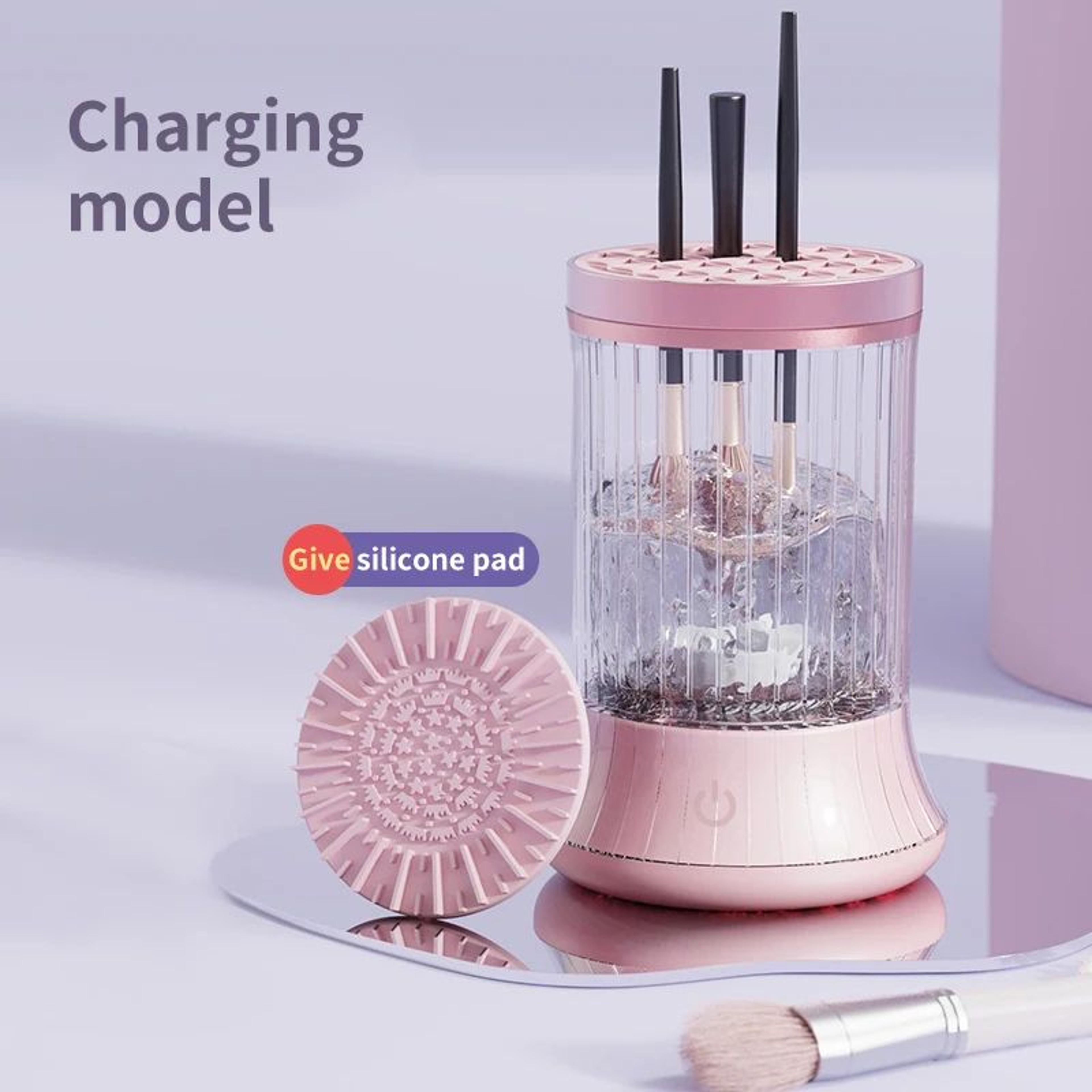 Rechargeable Makeup Brush Cleaner Machine  Multifunctional Electric Brush Cleaning  Drying Tool 5