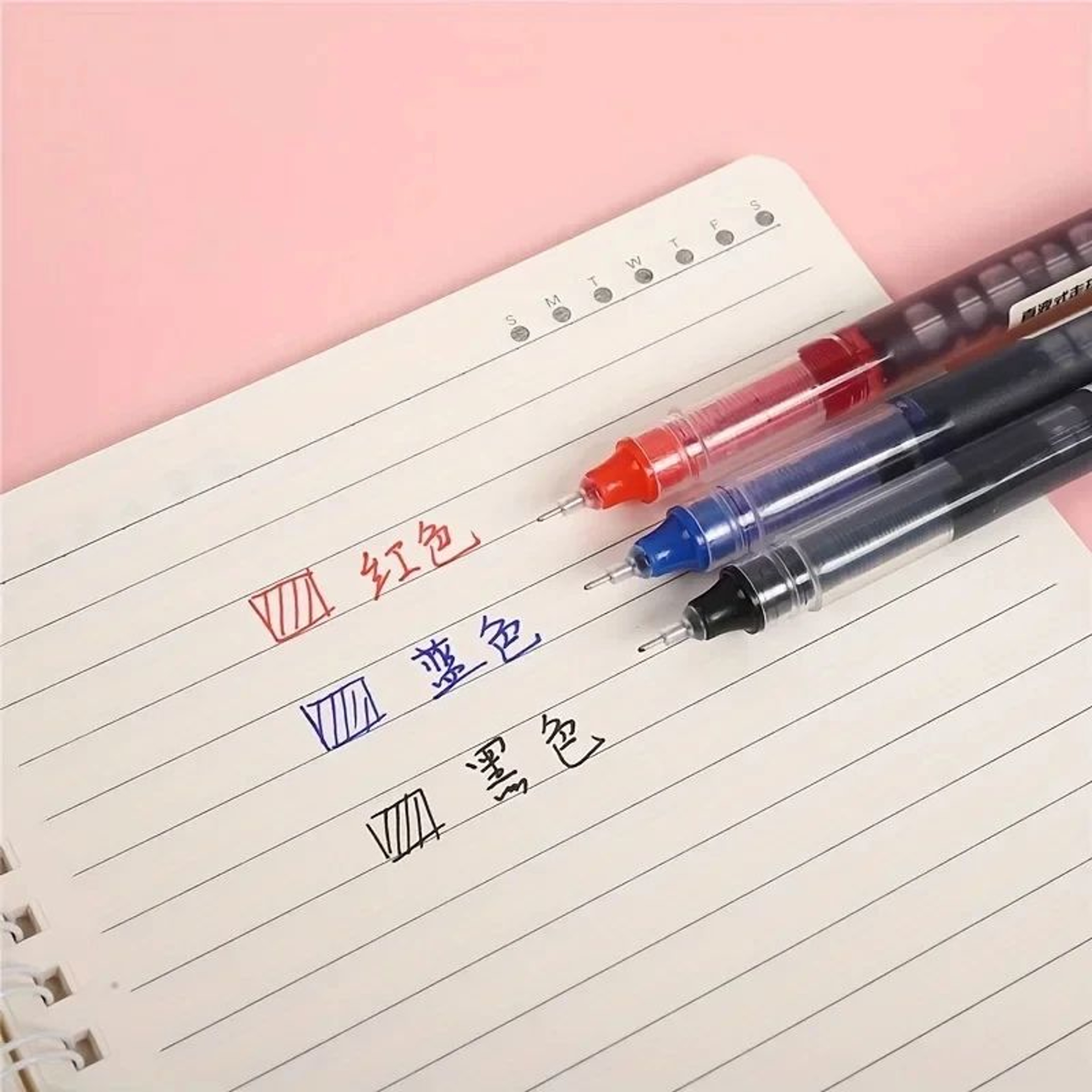 Needle Tip Gel Pens Set  Smooth Writing QuickDry Ballpoint Pens For School  Office Supplies 4