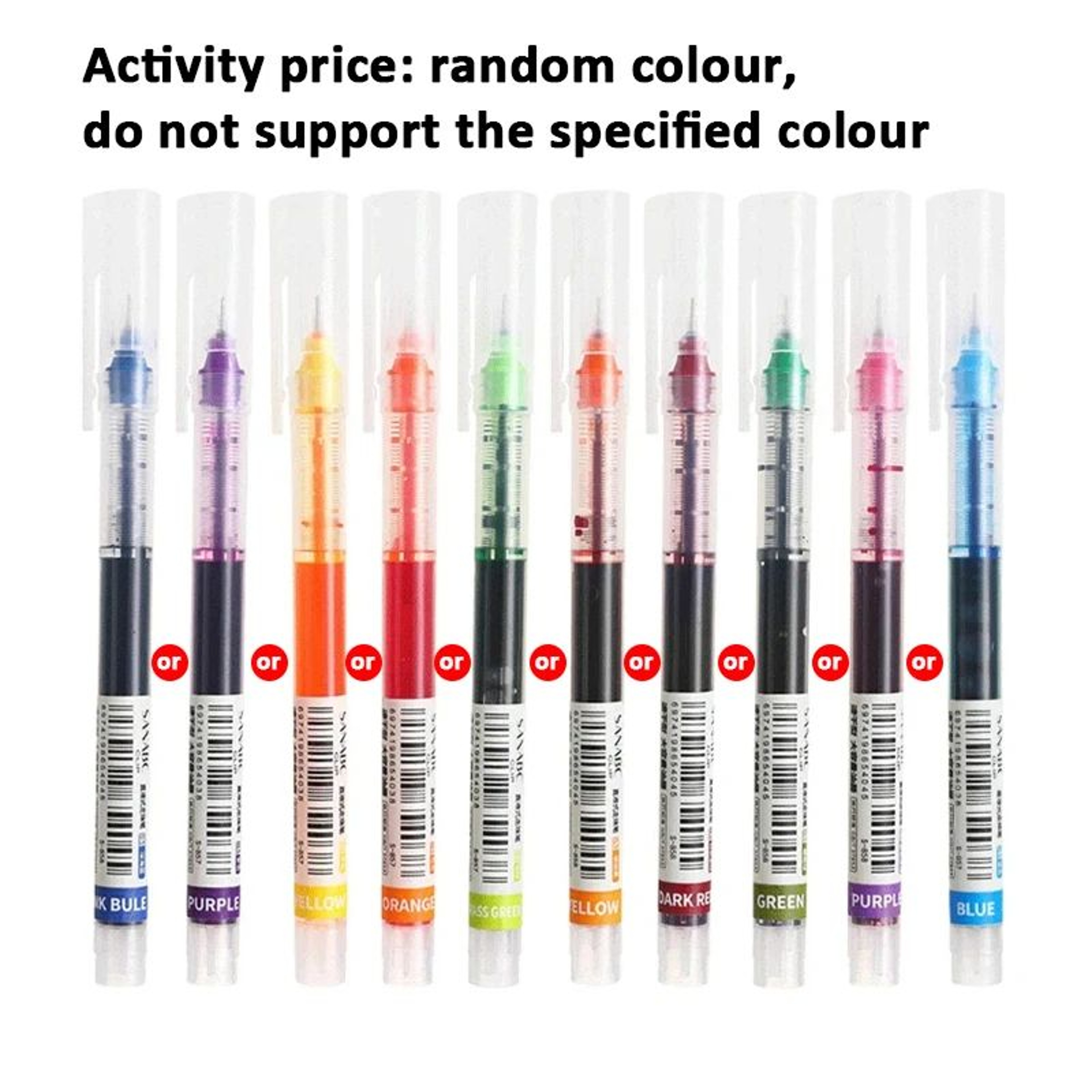 Needle Tip Gel Pens Set  Smooth Writing QuickDry Ballpoint Pens For School  Office Supplies 6
