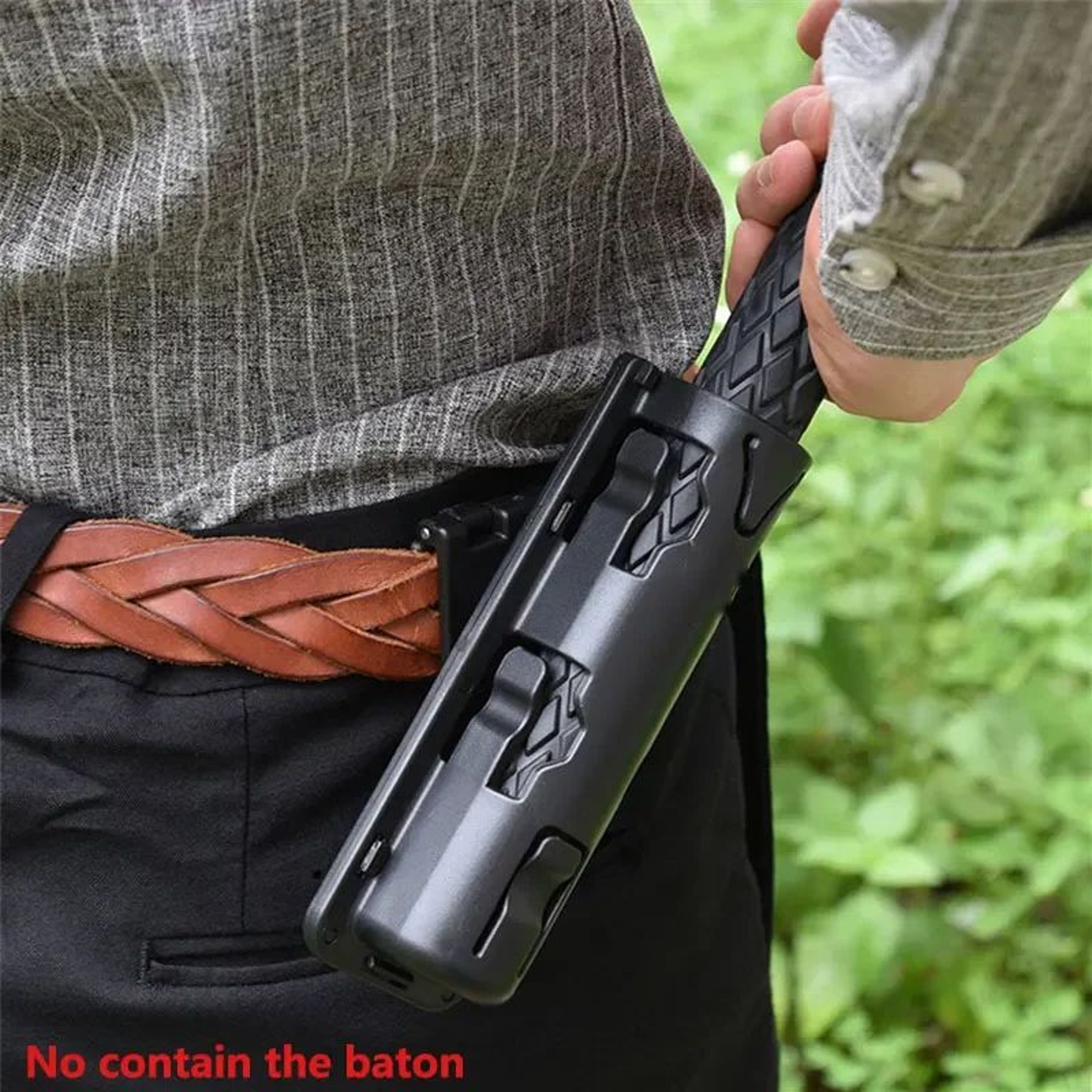 360 Rotating Retractable Baton Holster  Universal Adjustable Tactical Belt Holder 1