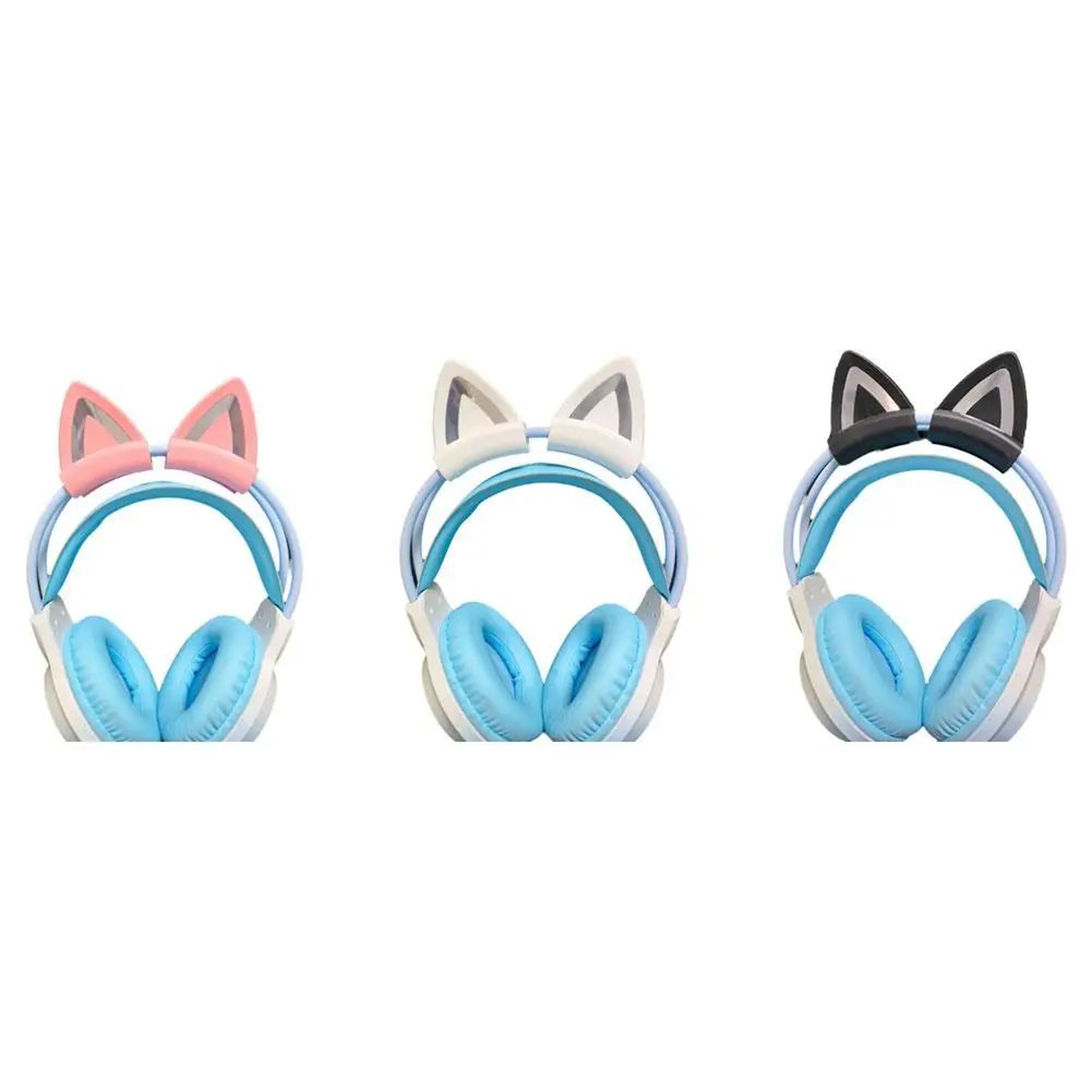 Silicone Cat Ear Headphone Accessories  Cute Gaming Headset Decoration Attachments 4