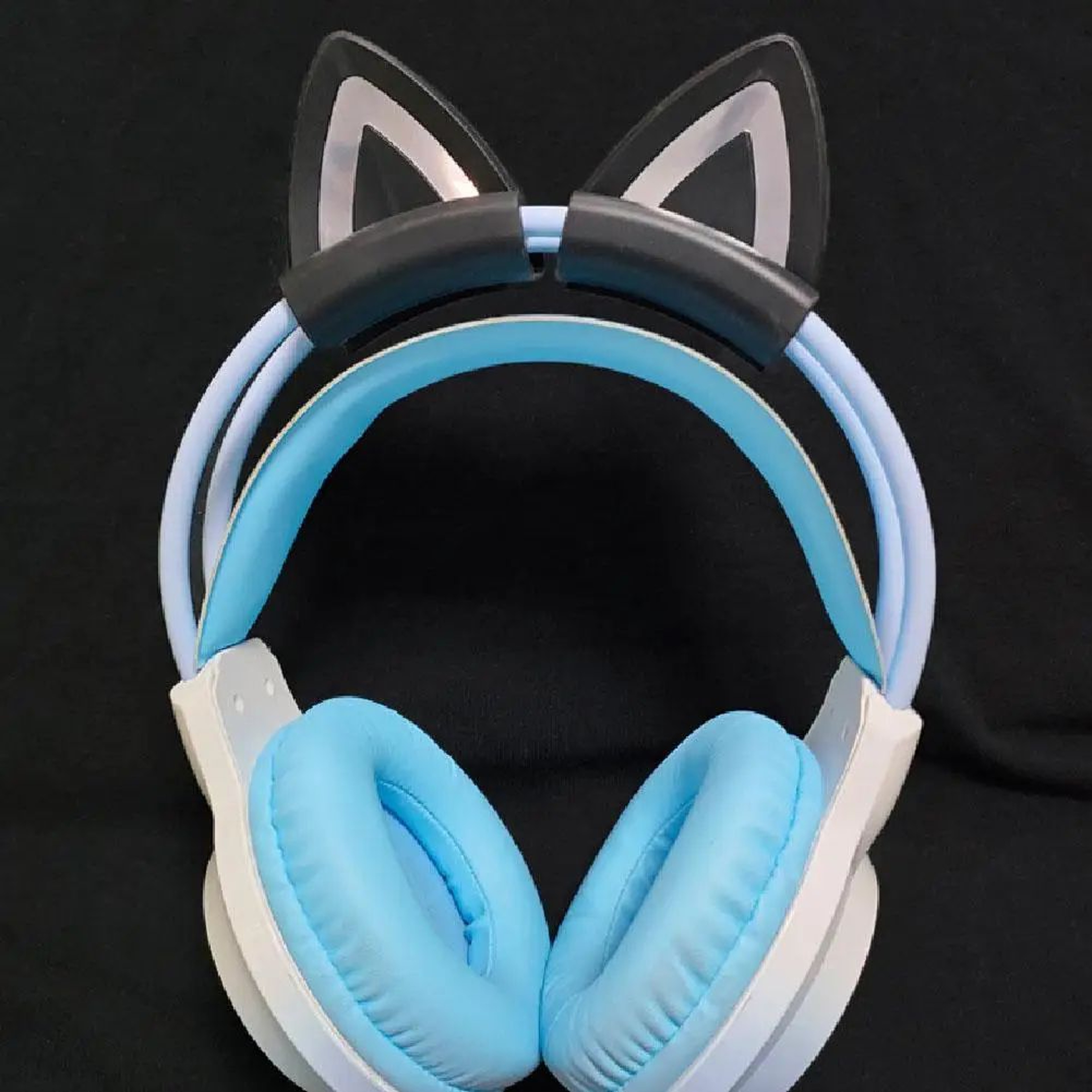 Silicone Cat Ear Headphone Accessories  Cute Gaming Headset Decoration Attachments 5